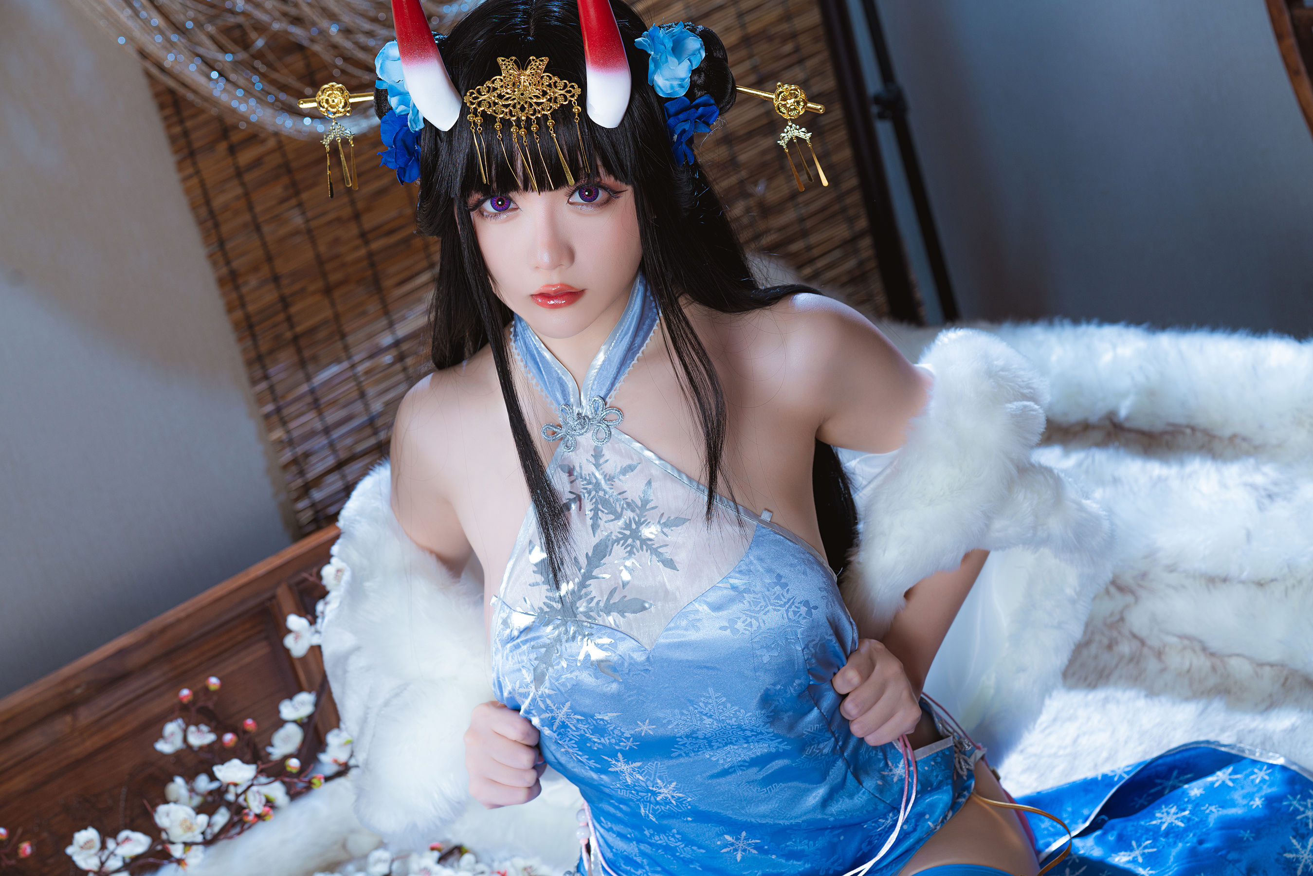 [福利COS] Coser小姐姐星之迟迟 - 能代 冬雪沁春