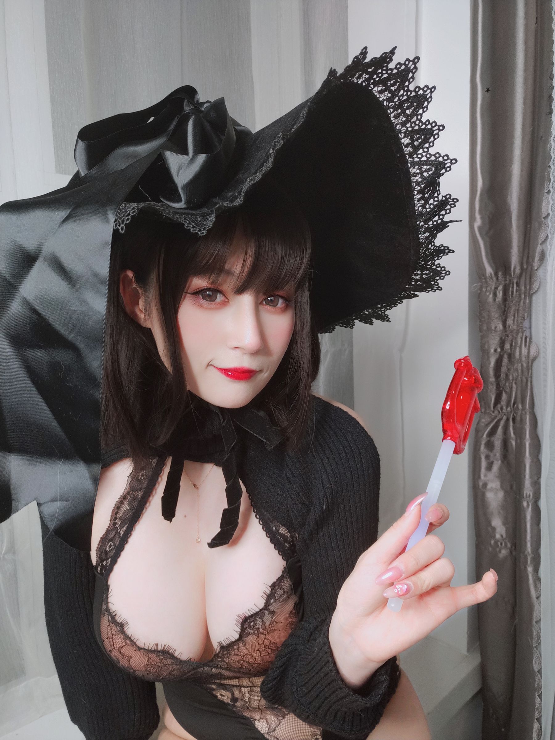 [福利COS] Coser小姐姐白银 - 柴郡魔女