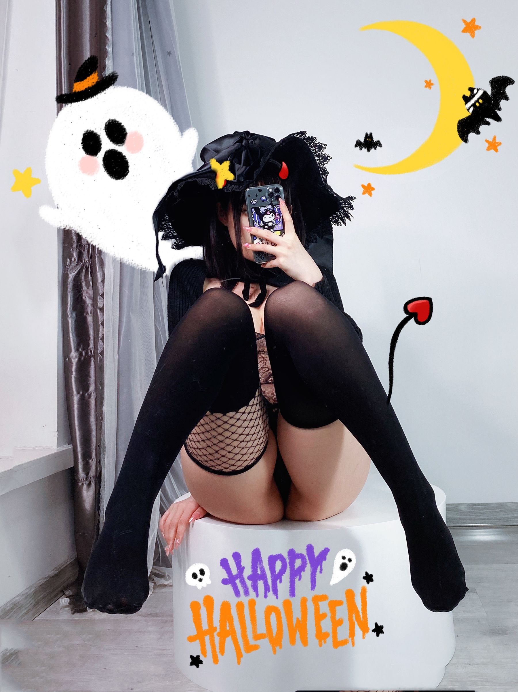 [福利COS] Coser小姐姐白银 - 柴郡魔女
