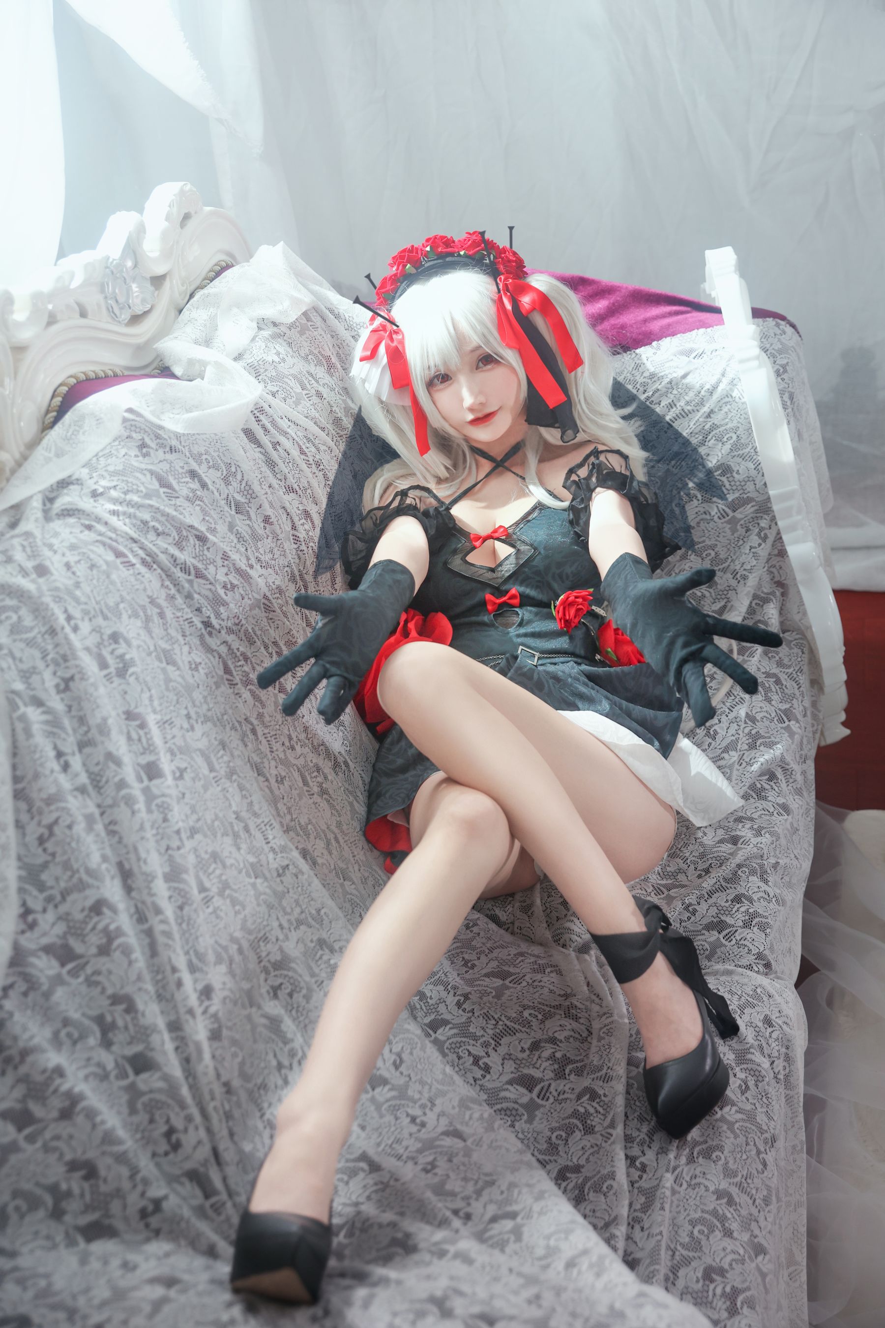 [福利COS] COS妹子仙九Airi - 吸血鬼誓约