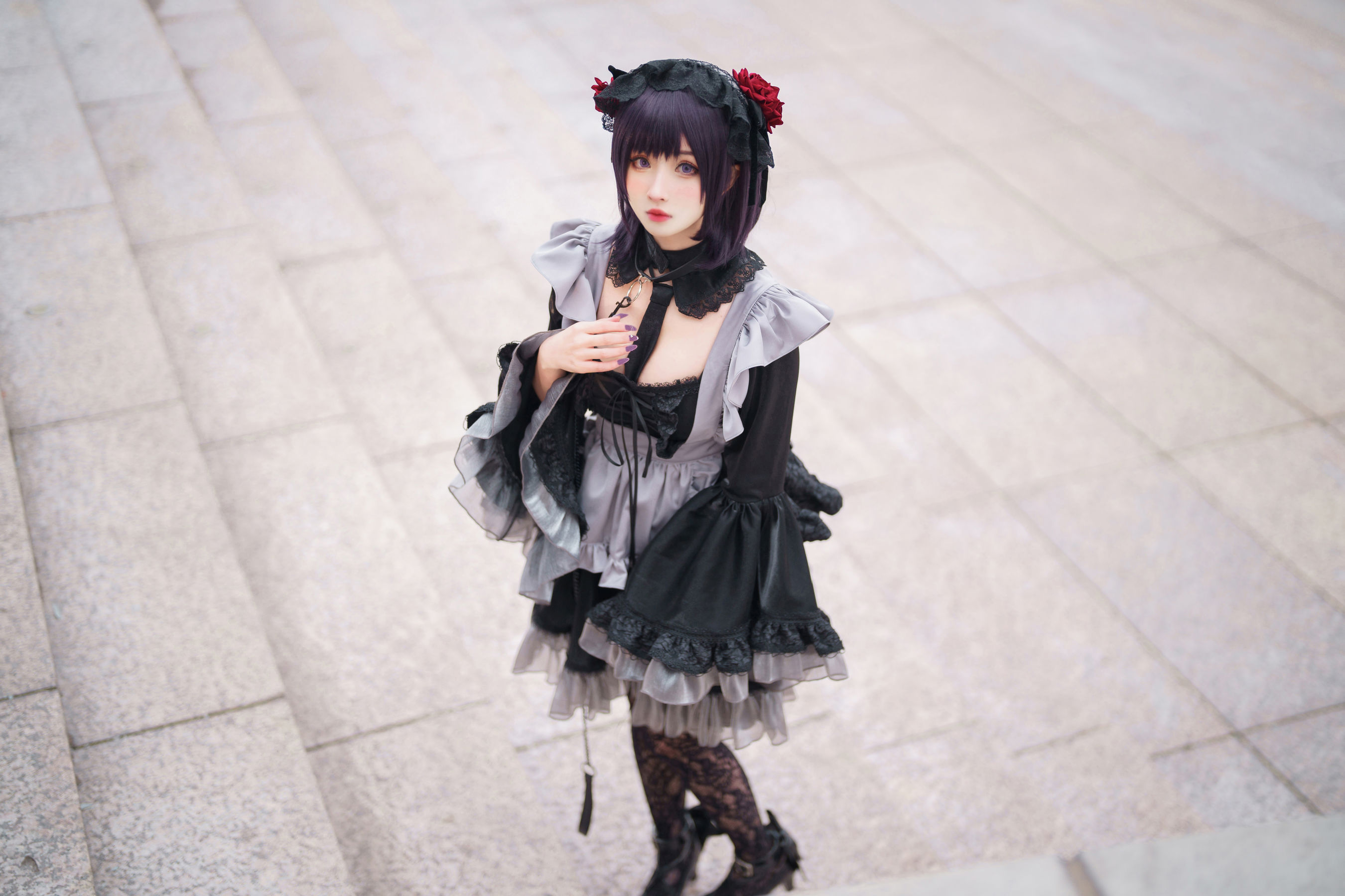 [福利COS] COS福利rioko凉凉子(肉扣热热子) - 黑江雫 漫展篇 海梦