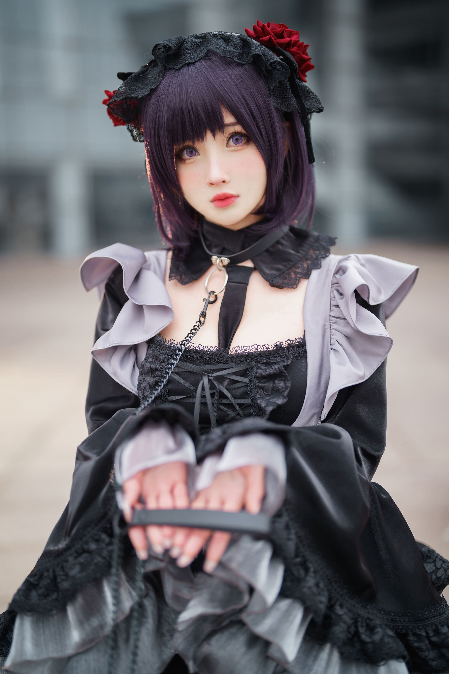 [福利COS] COS福利rioko凉凉子(肉扣热热子) - 黑江雫 漫展篇 海梦
