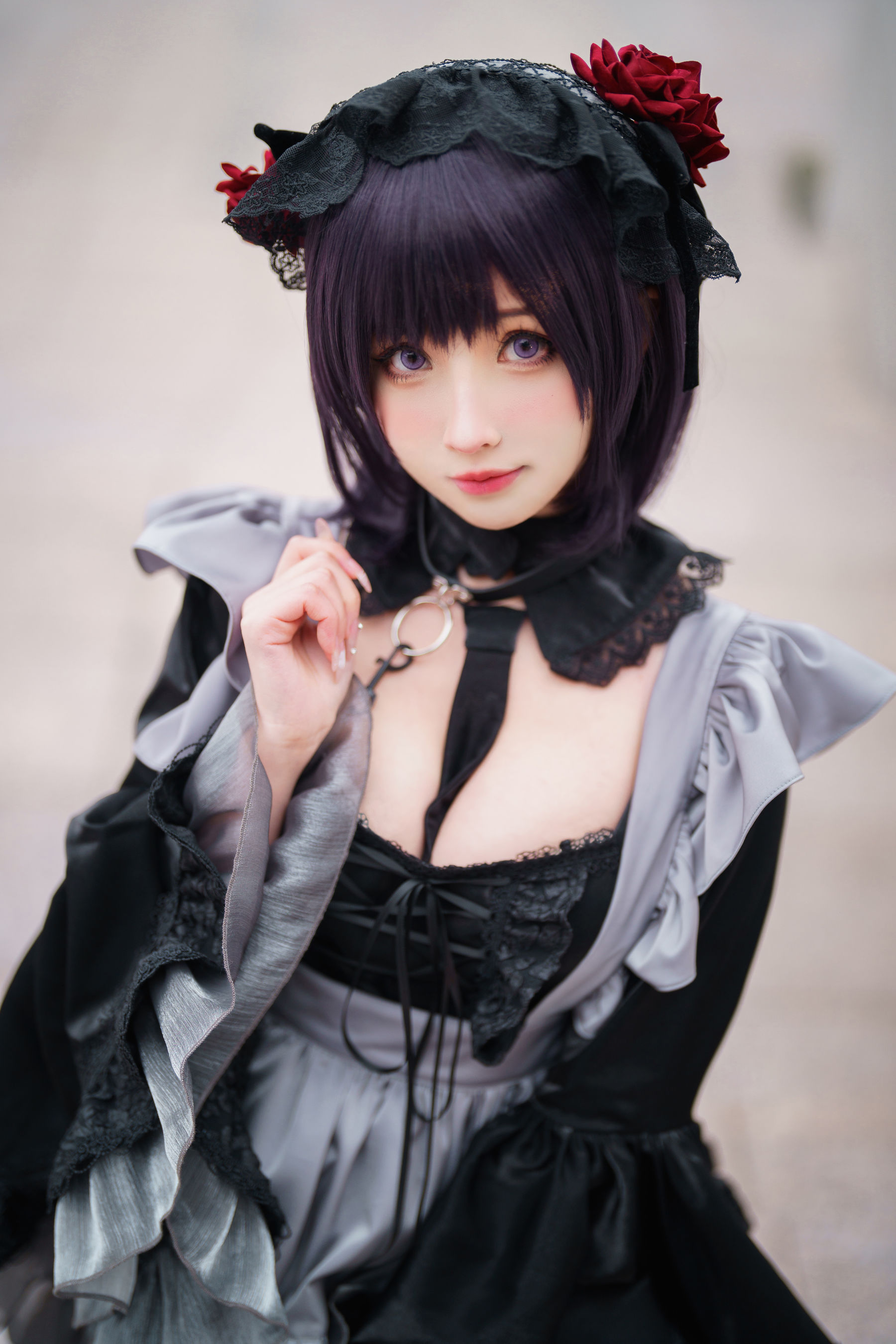 [福利COS] COS福利rioko凉凉子(肉扣热热子) - 黑江雫 漫展篇 海梦