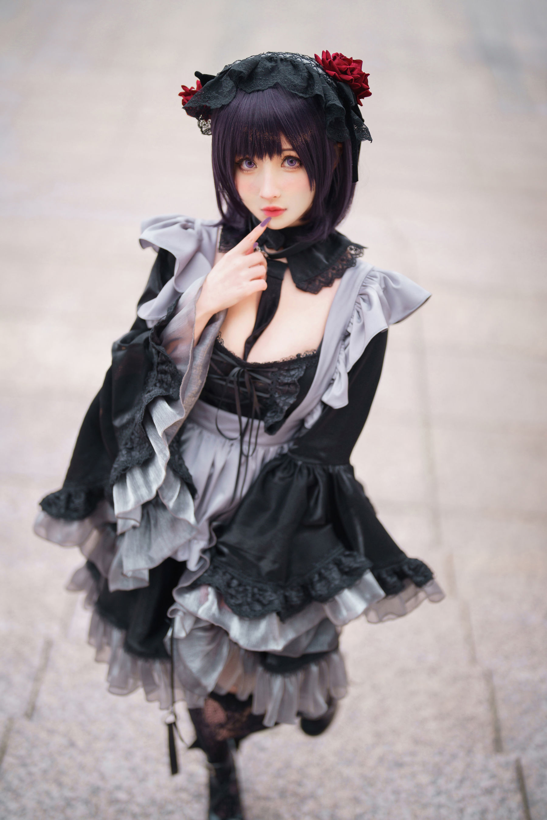 [福利COS] COS福利rioko凉凉子(肉扣热热子) - 黑江雫 漫展篇 海梦