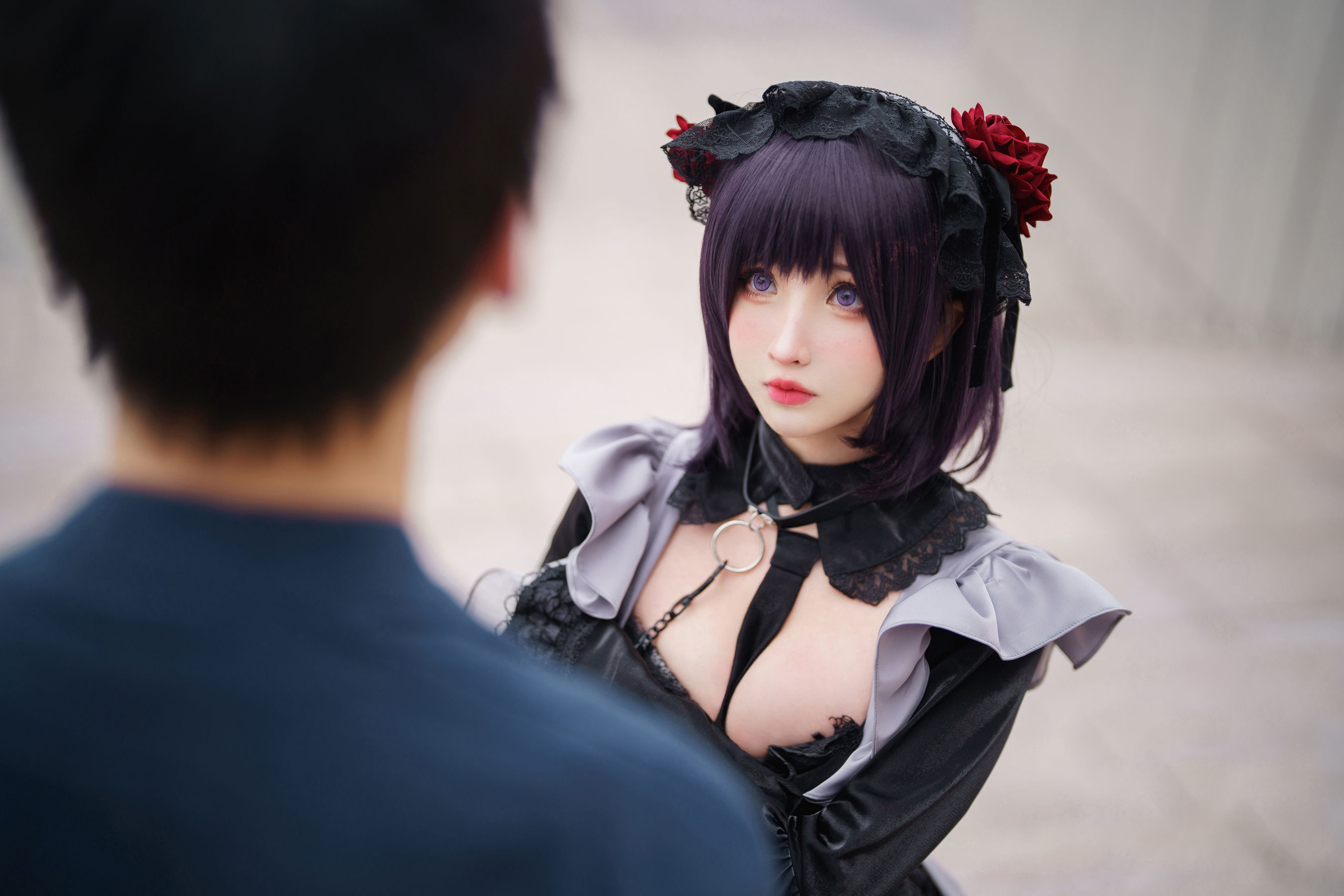 [福利COS] COS福利rioko凉凉子(肉扣热热子) - 黑江雫 漫展篇 海梦