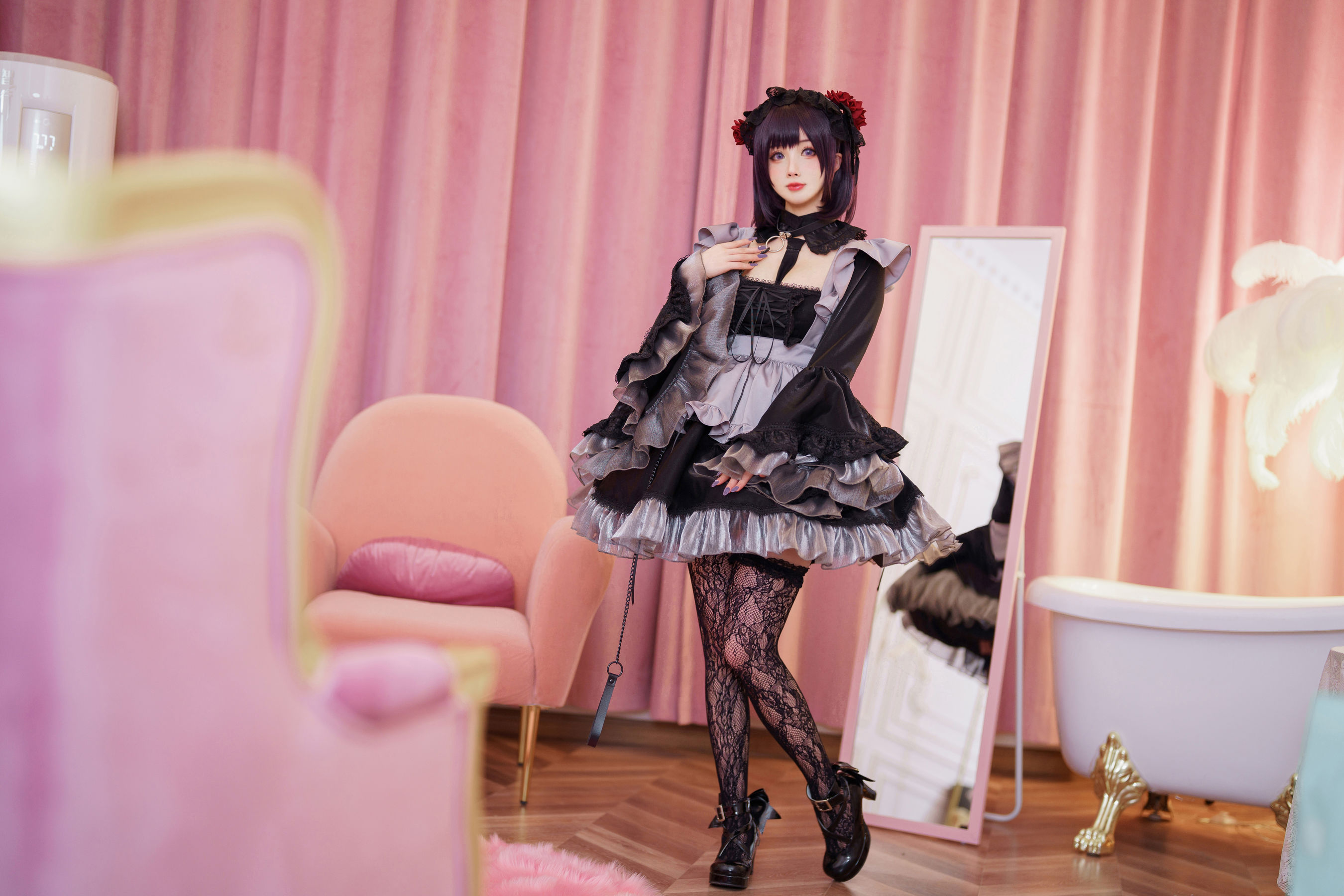 [福利COS] COS福利rioko凉凉子(肉扣热热子) - 黑江雫 耻辱俱乐部 小雫