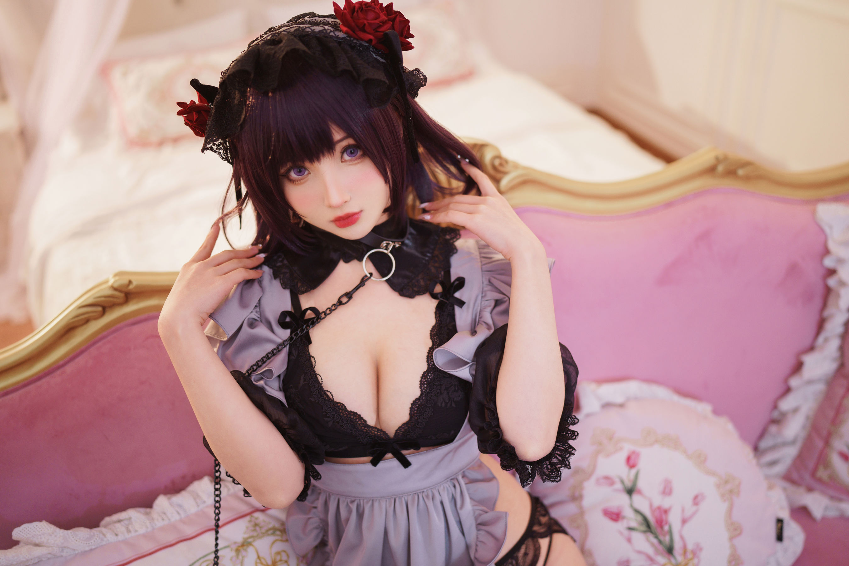 [福利COS] COS福利rioko凉凉子(肉扣热热子) - 黑江雫 耻辱俱乐部 小雫