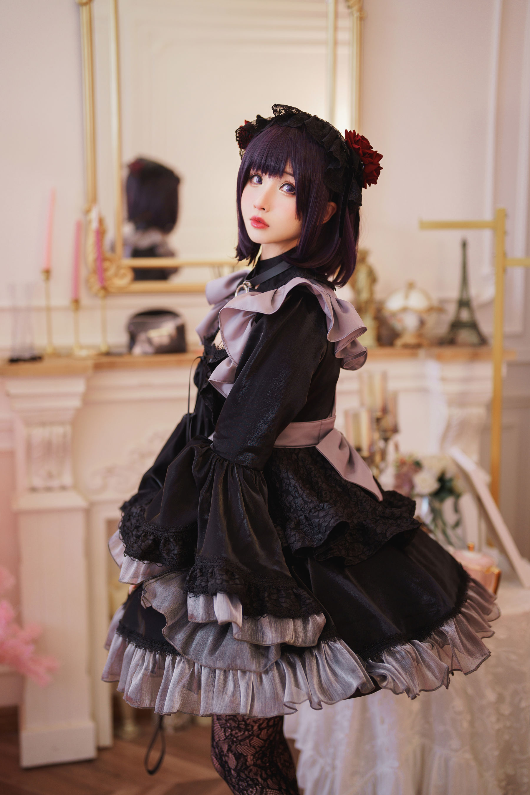 [福利COS] COS福利rioko凉凉子(肉扣热热子) - 黑江雫 耻辱俱乐部 小雫