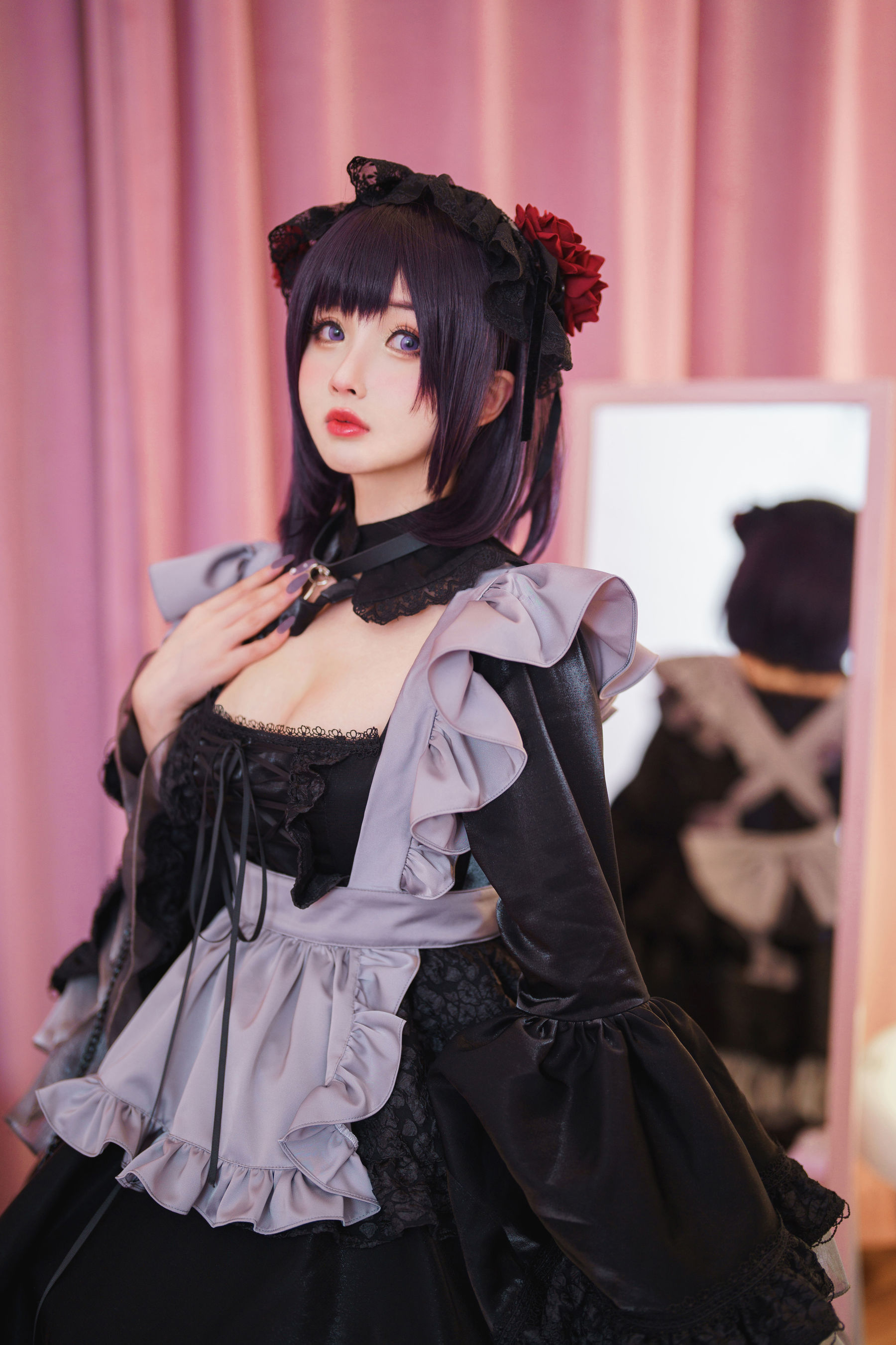 [福利COS] COS福利rioko凉凉子(肉扣热热子) - 黑江雫 耻辱俱乐部 小雫