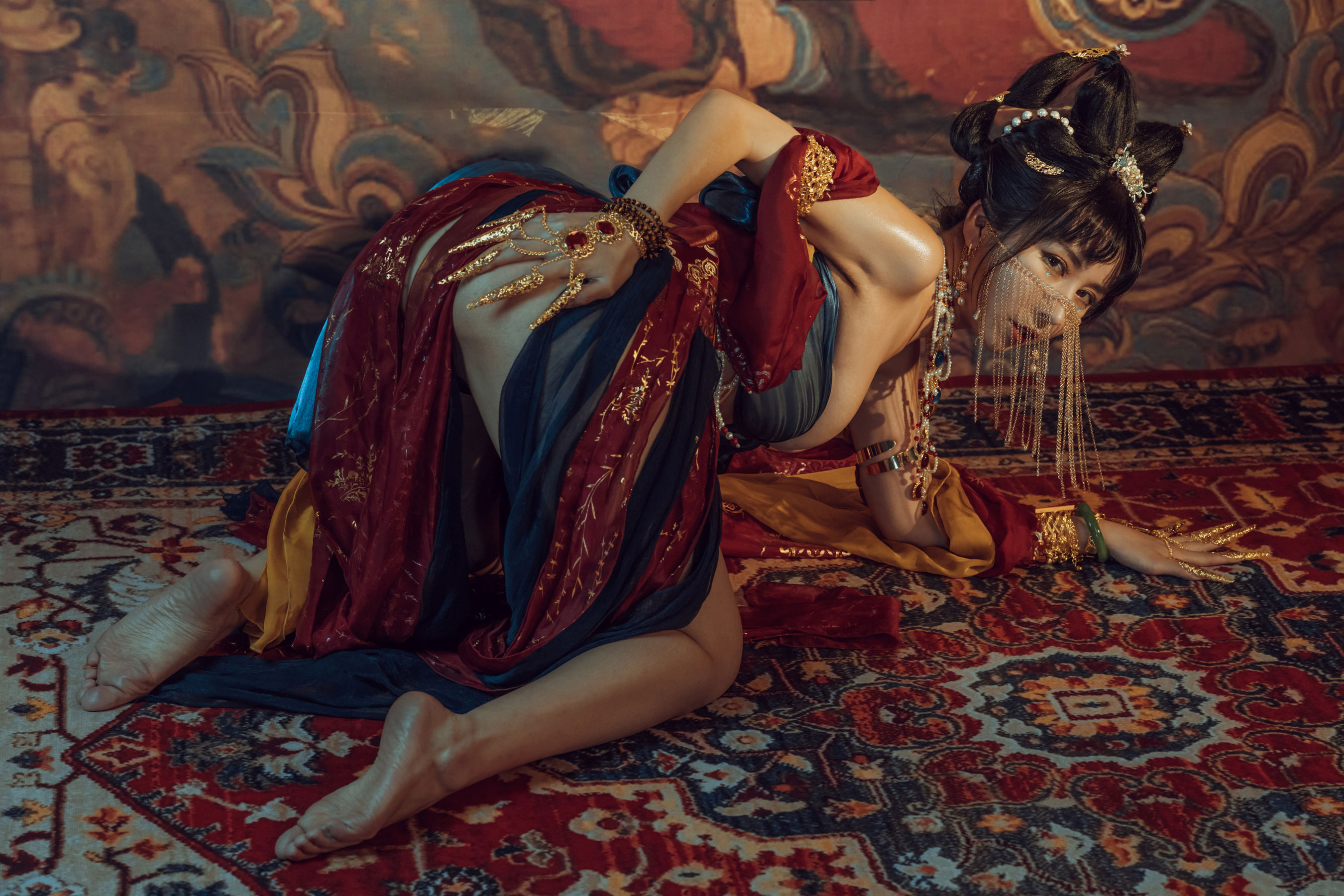 [福利COS] Peach milky - Dunhuang Feitian