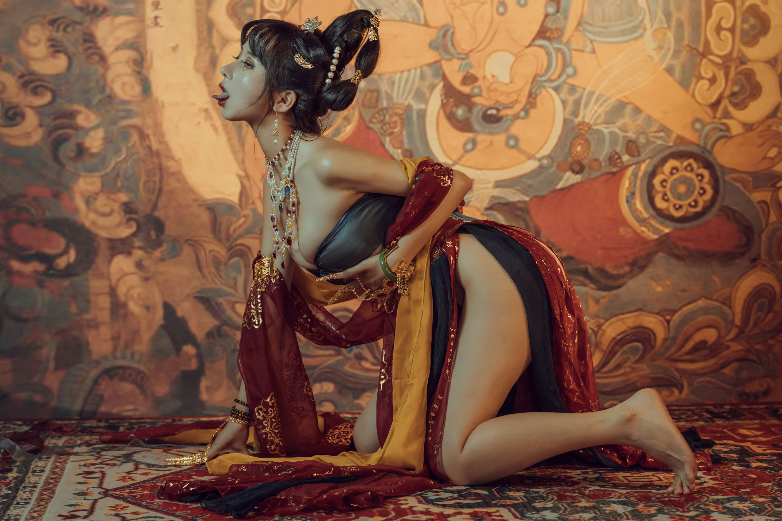 [福利COS] Peach milky - Dunhuang Feitian