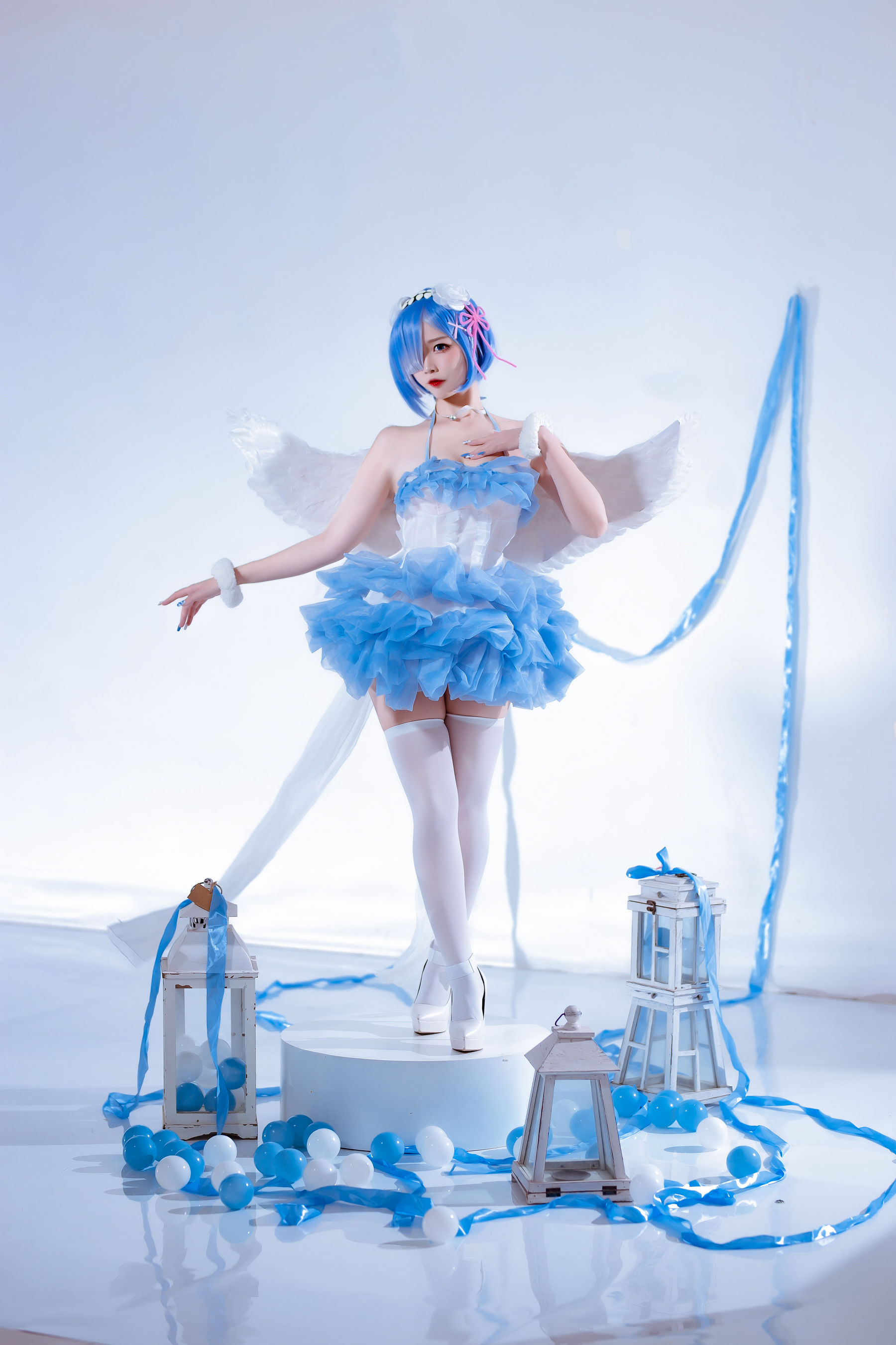 [福利COS] 人气Coser二佐Nisa - 蕾姆天使