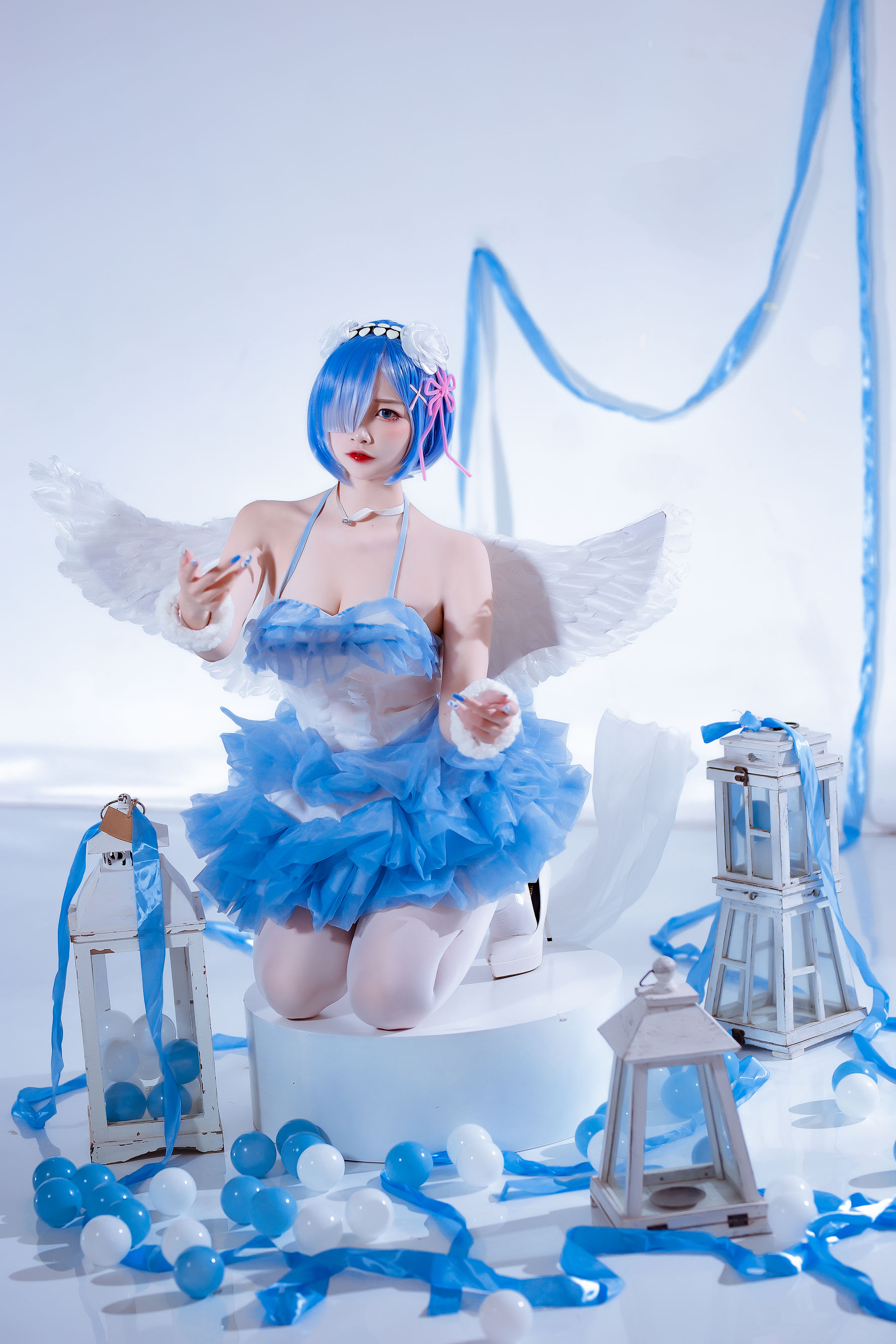 [福利COS] 人气Coser二佐Nisa - 蕾姆天使
