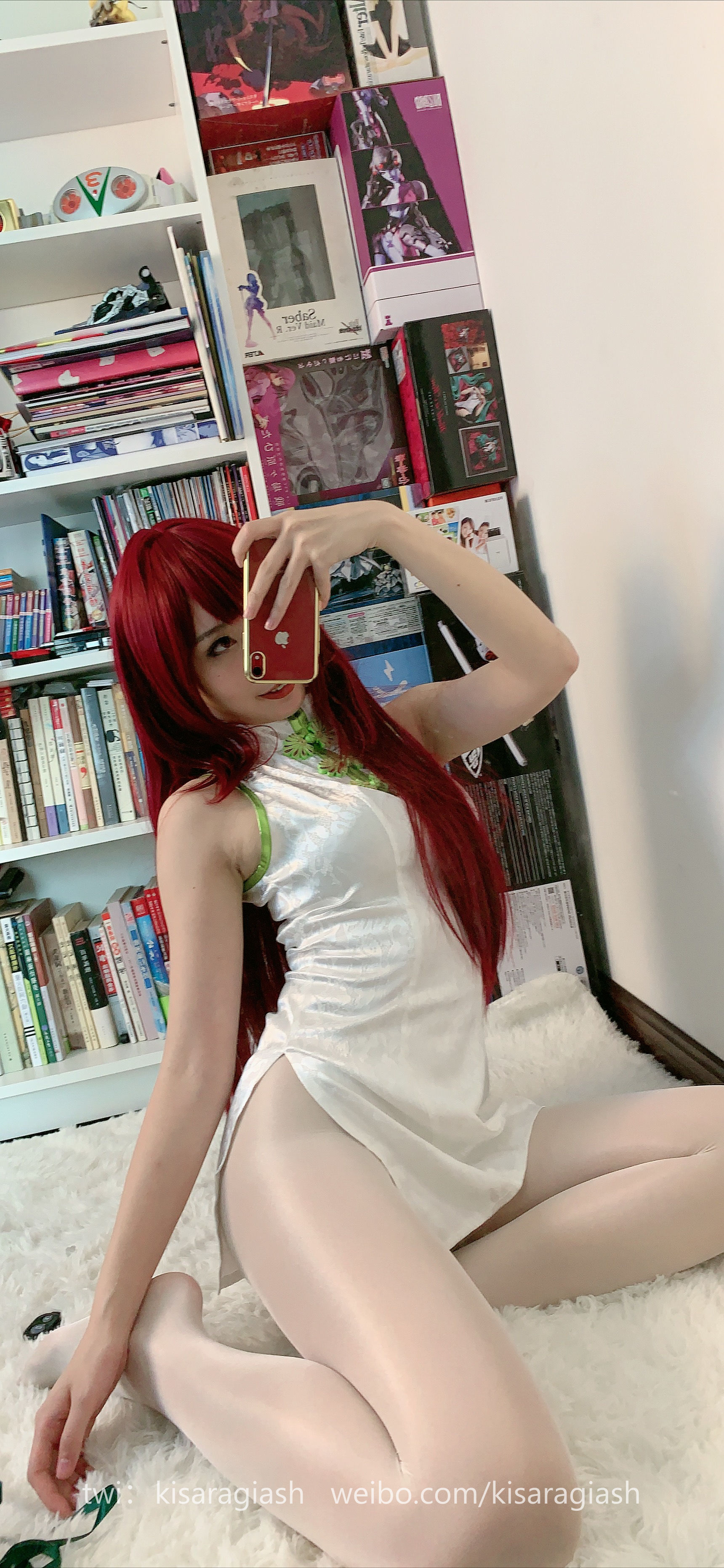 [福利COS] 动漫博主如月灰 - 斯卡哈旗袍