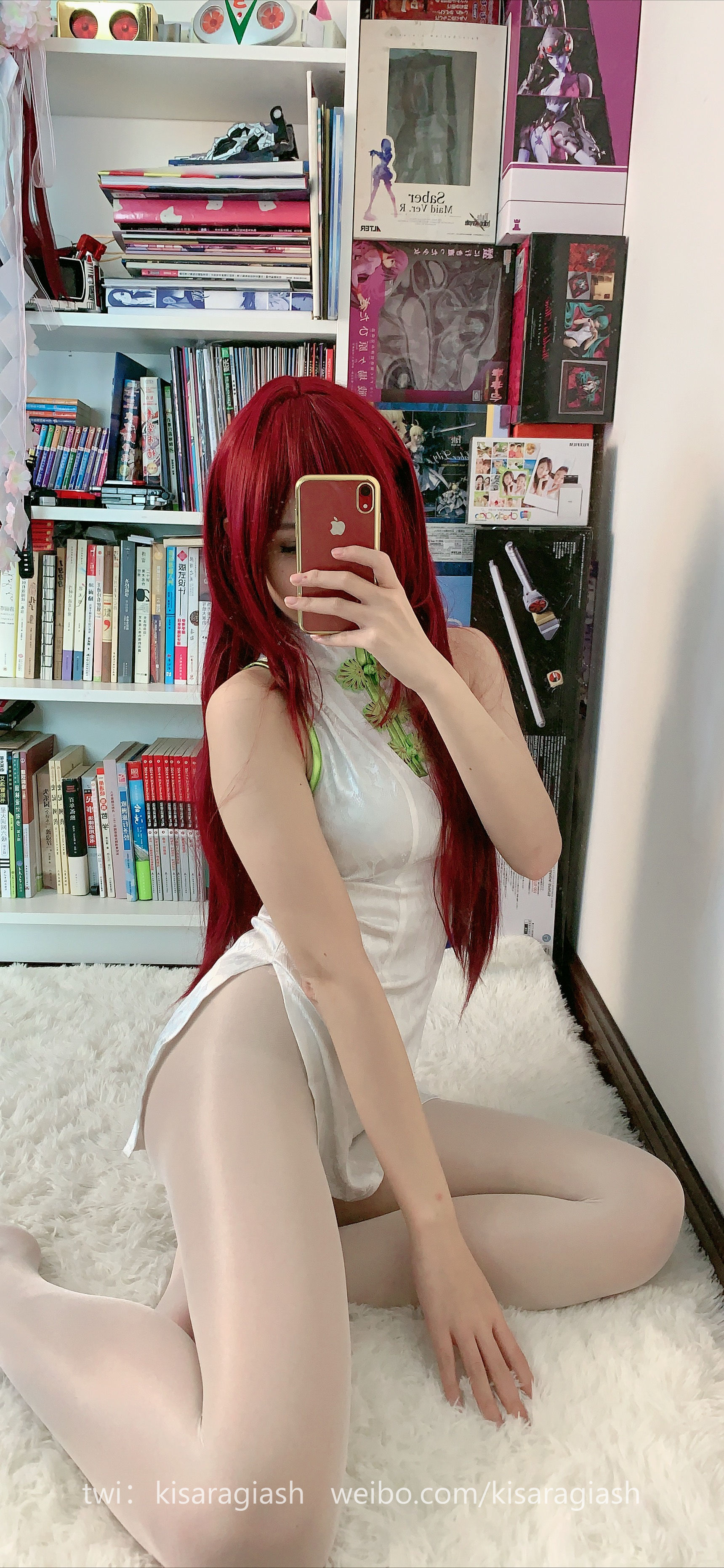 [福利COS] 动漫博主如月灰 - 斯卡哈旗袍