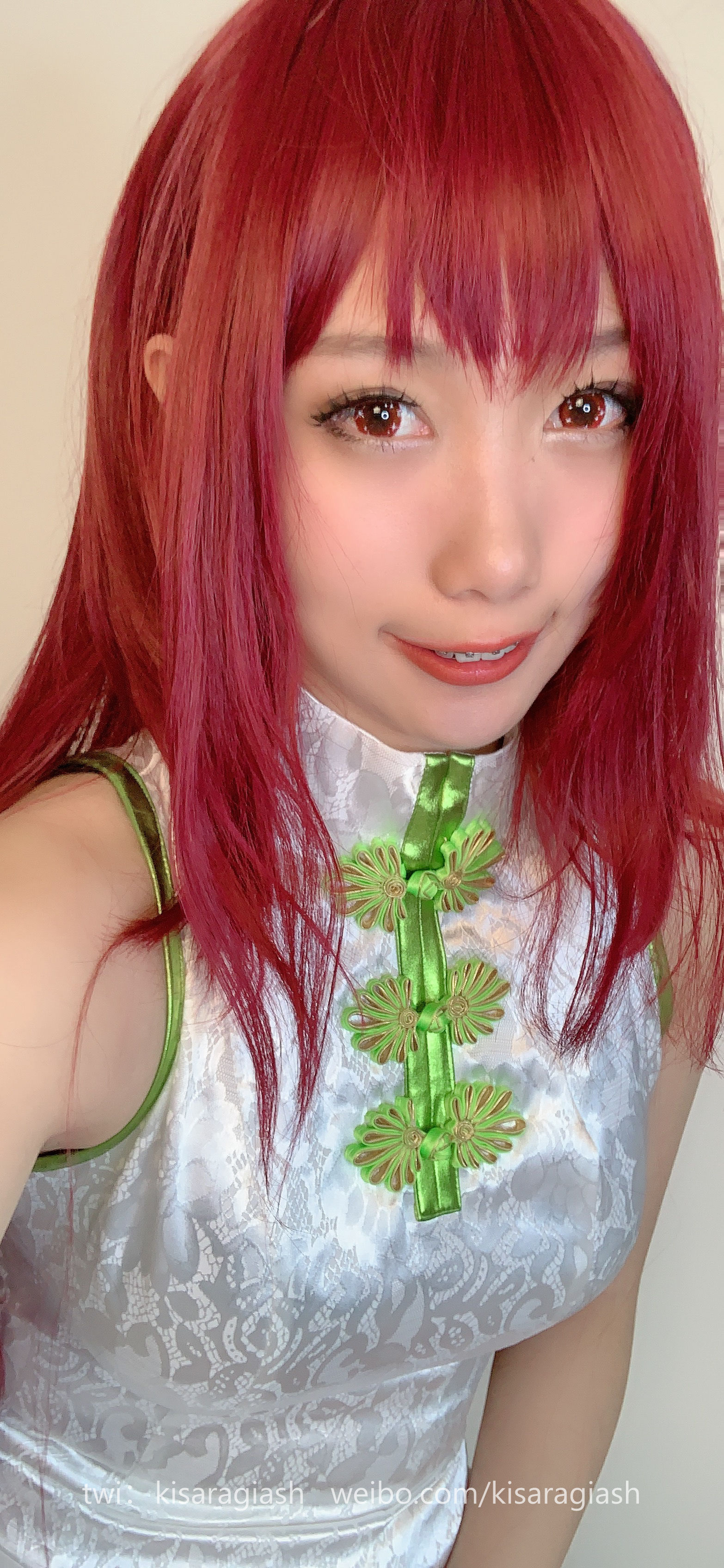 [福利COS] 动漫博主如月灰 - 斯卡哈旗袍