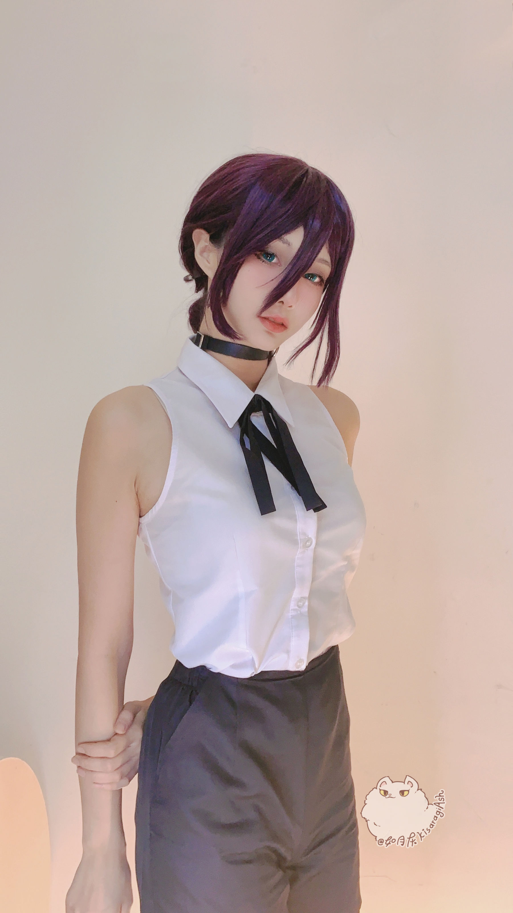 [福利COS] 动漫博主如月灰 - 电锯人REZE