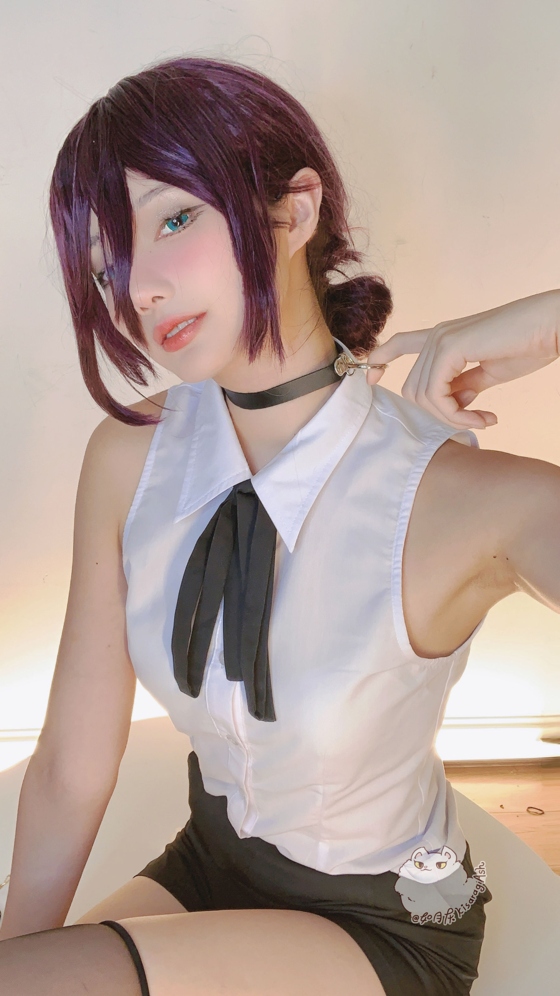 [福利COS] 动漫博主如月灰 - 电锯人REZE