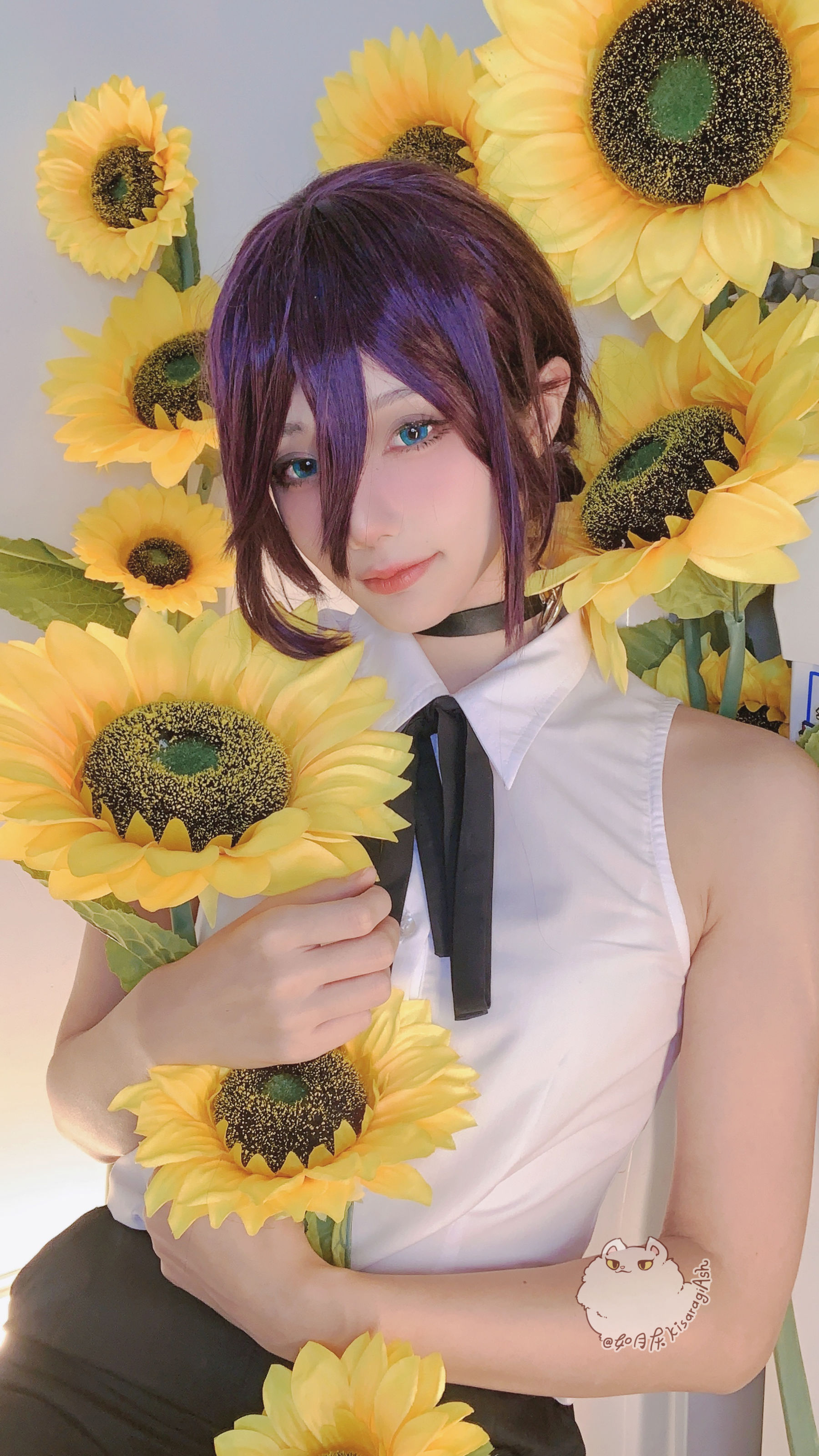 [福利COS] 动漫博主如月灰 - 电锯人REZE