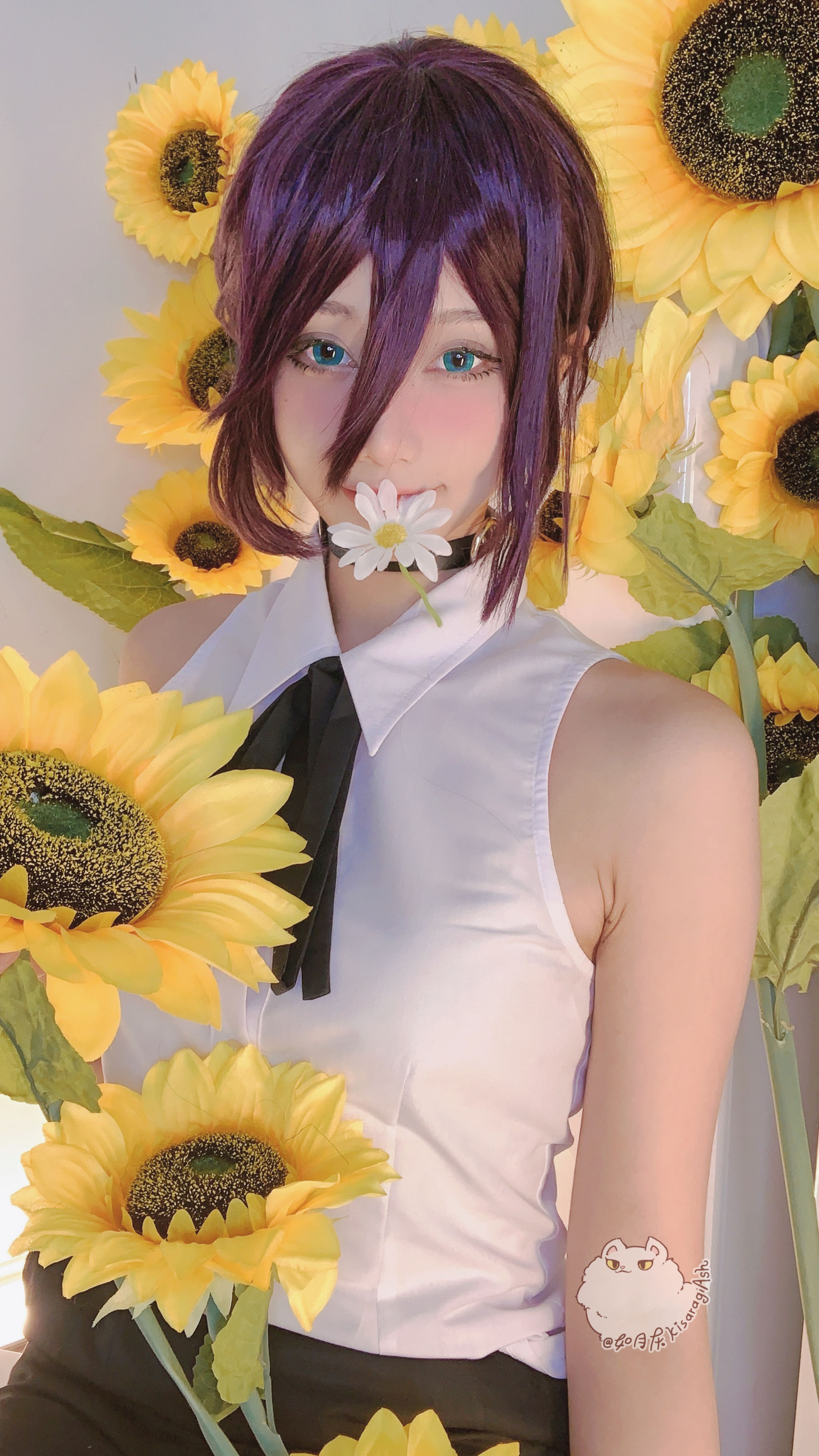 [福利COS] 动漫博主如月灰 - 电锯人REZE