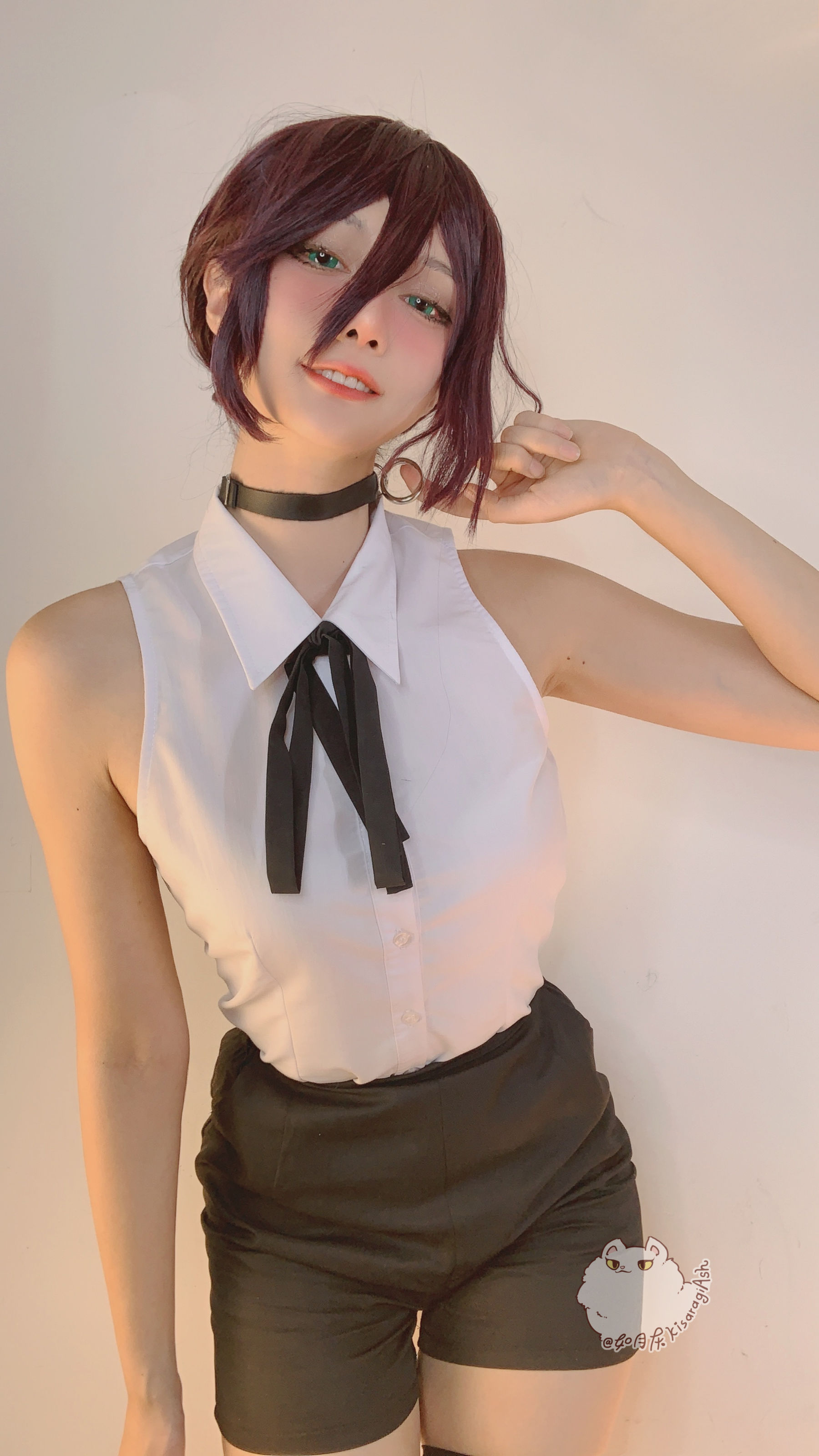 [福利COS] 动漫博主如月灰 - 电锯人REZE