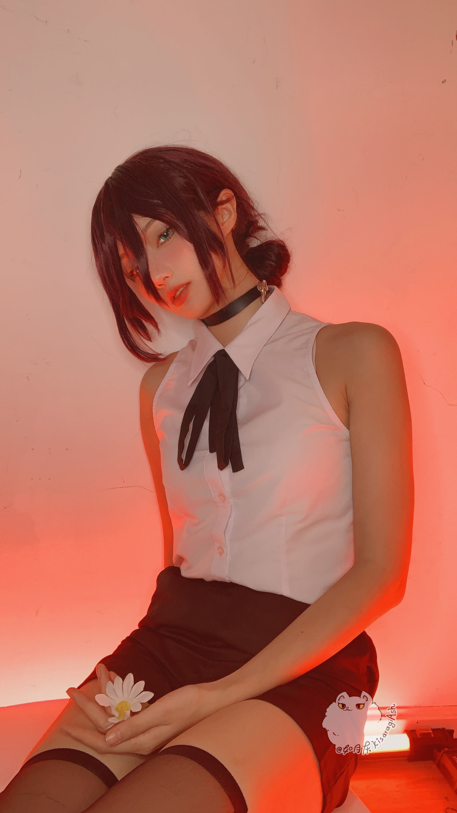 [福利COS] 动漫博主如月灰 - 电锯人REZE