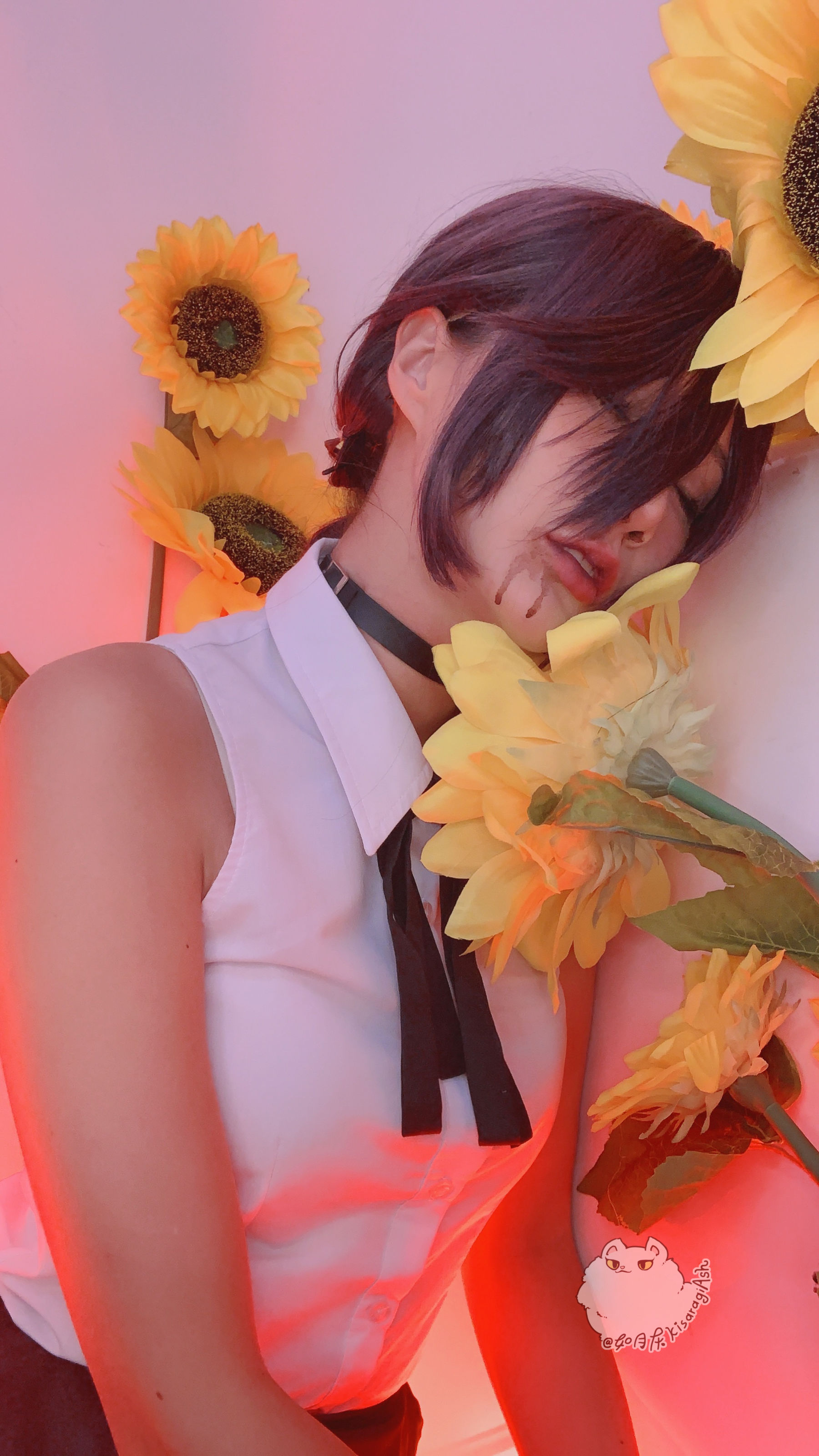 [福利COS] 动漫博主如月灰 - 电锯人REZE