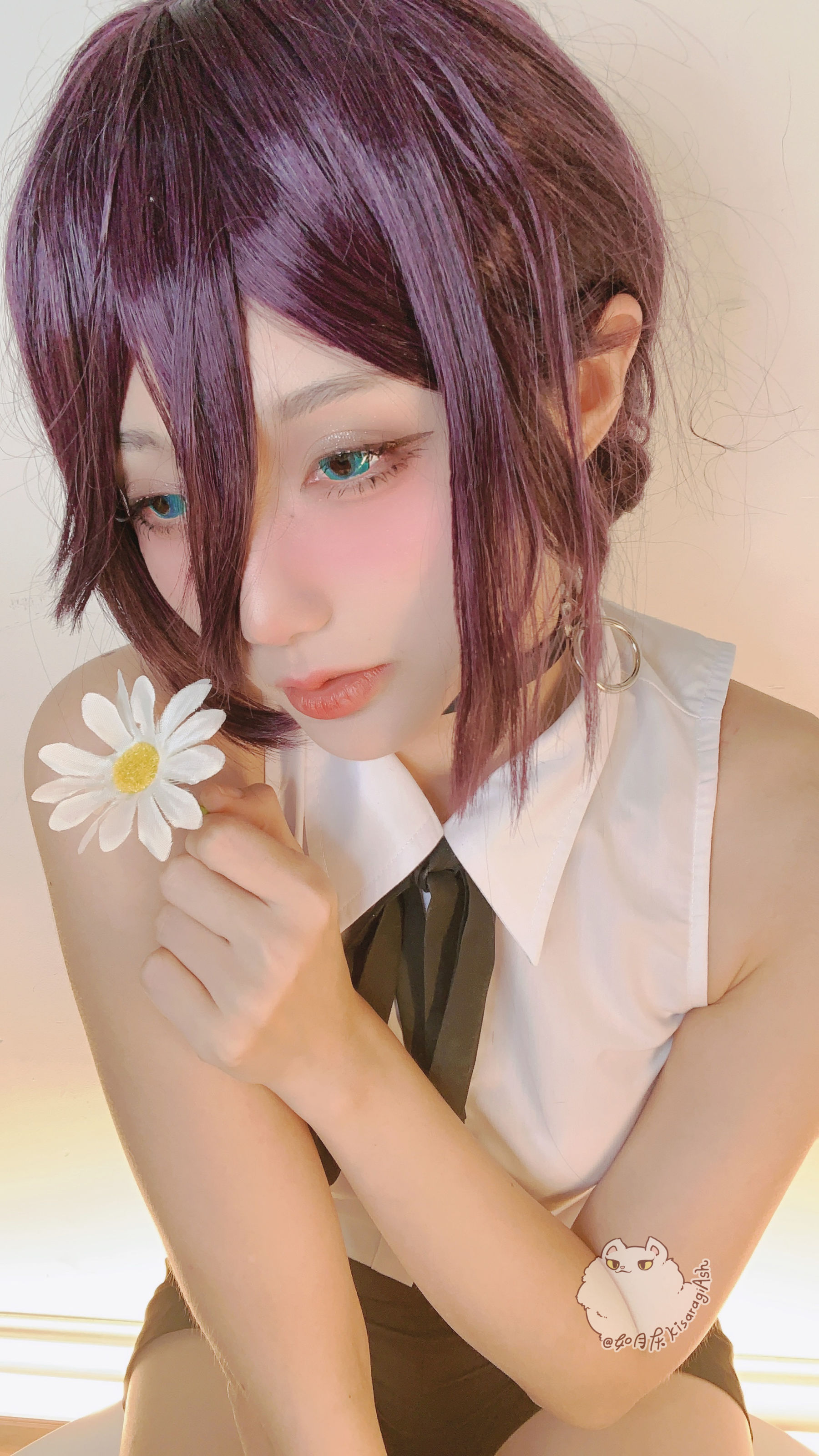 [福利COS] 动漫博主如月灰 - 电锯人REZE