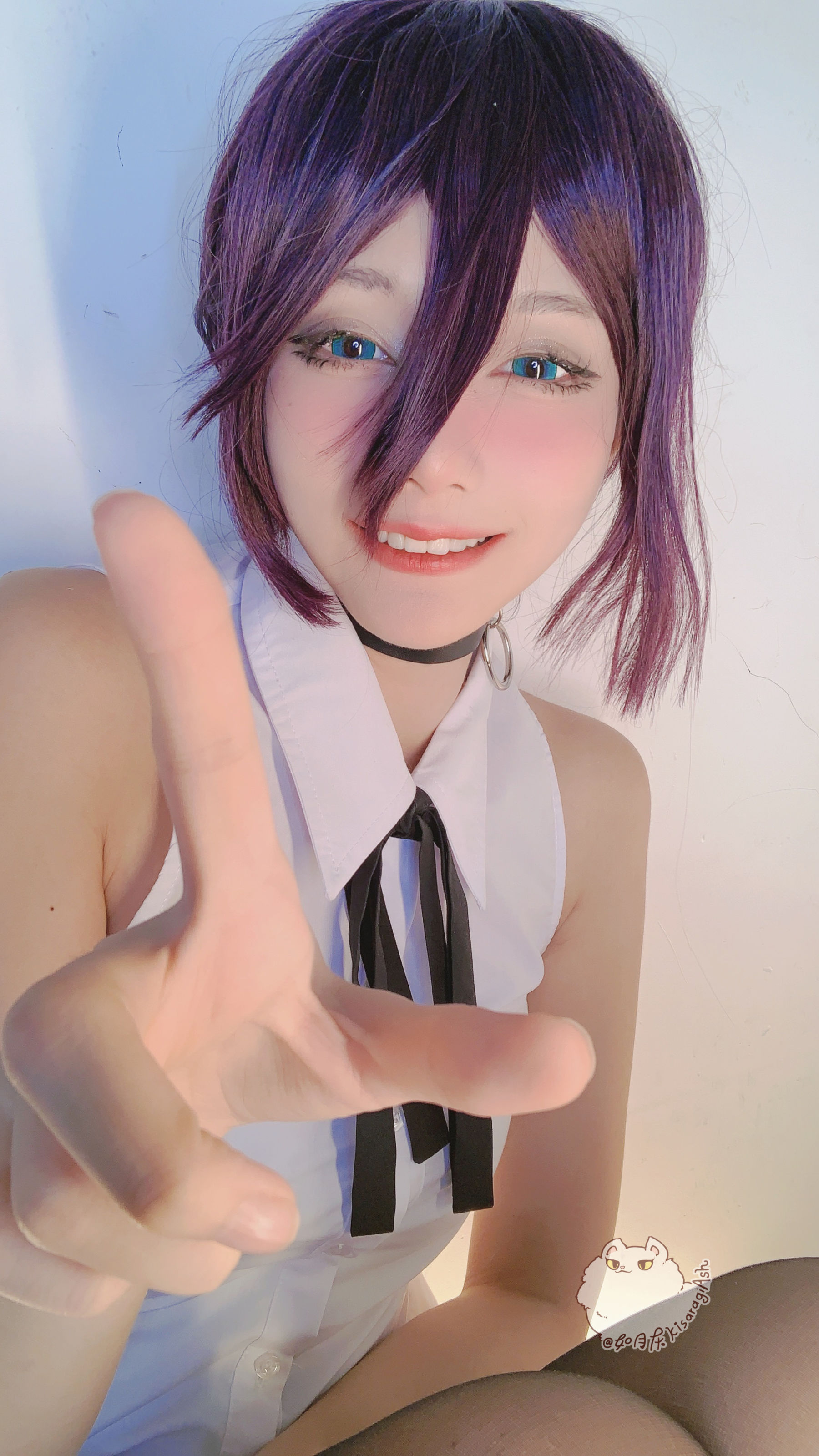 [福利COS] 动漫博主如月灰 - 电锯人REZE