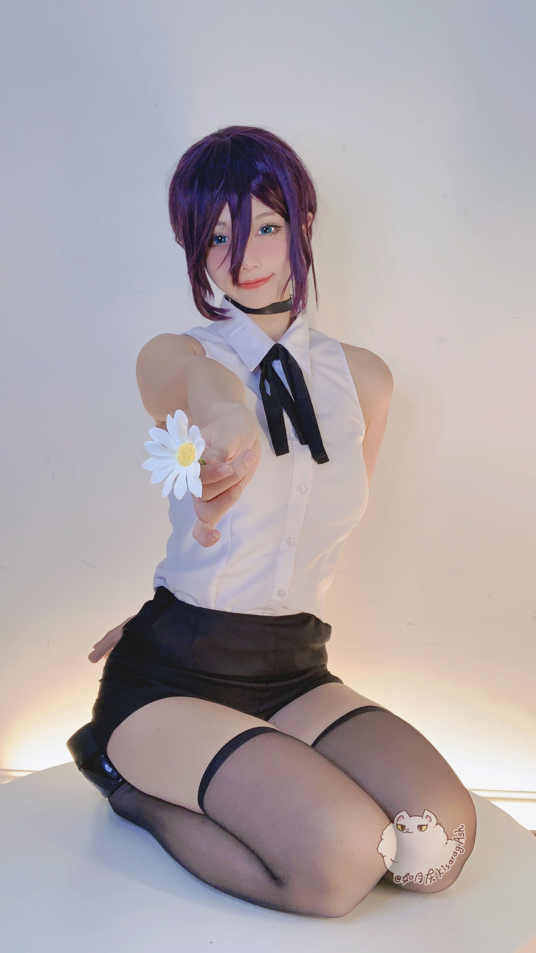 [福利COS] 动漫博主如月灰 - 电锯人REZE