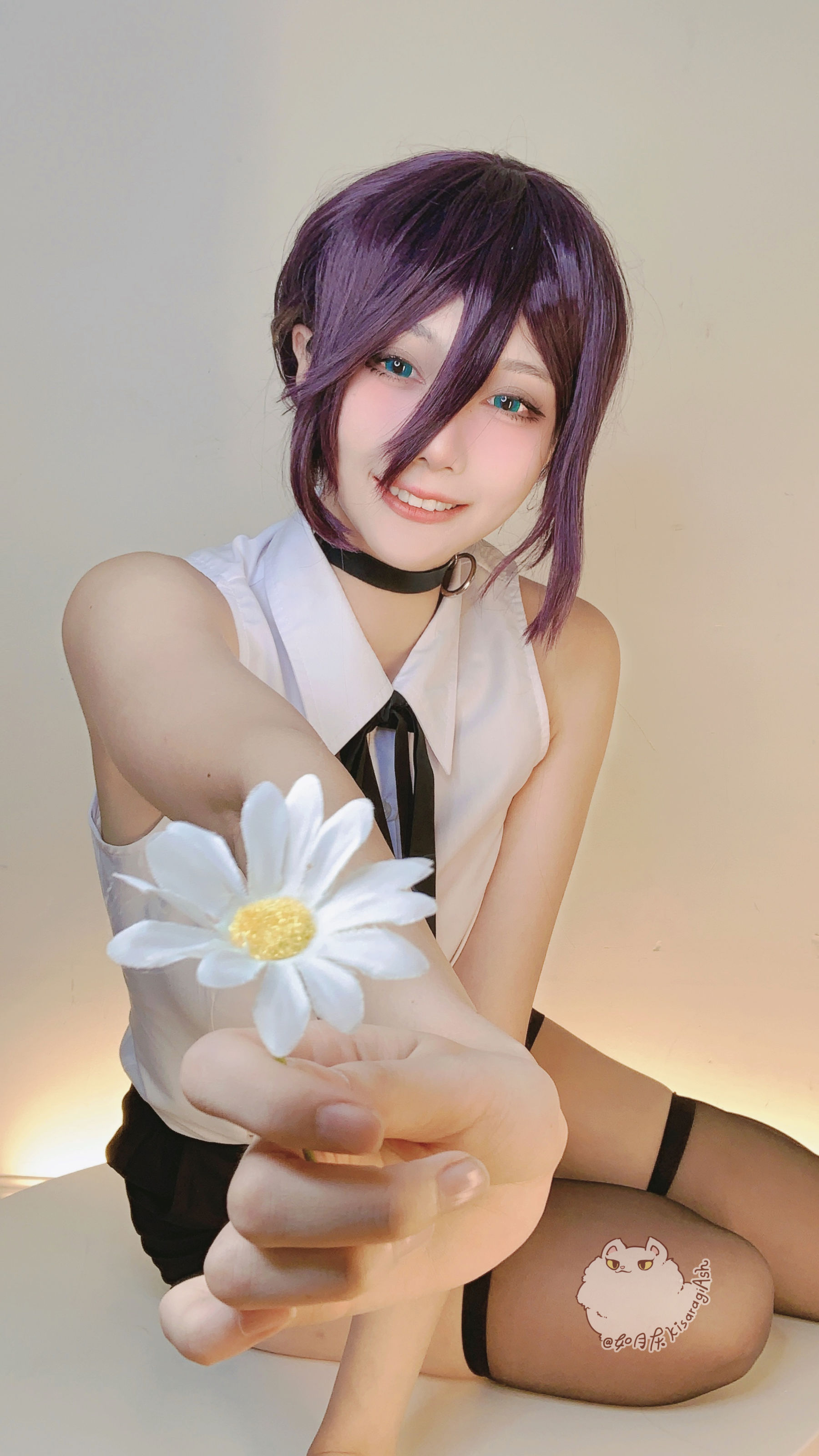 [福利COS] 动漫博主如月灰 - 电锯人REZE
