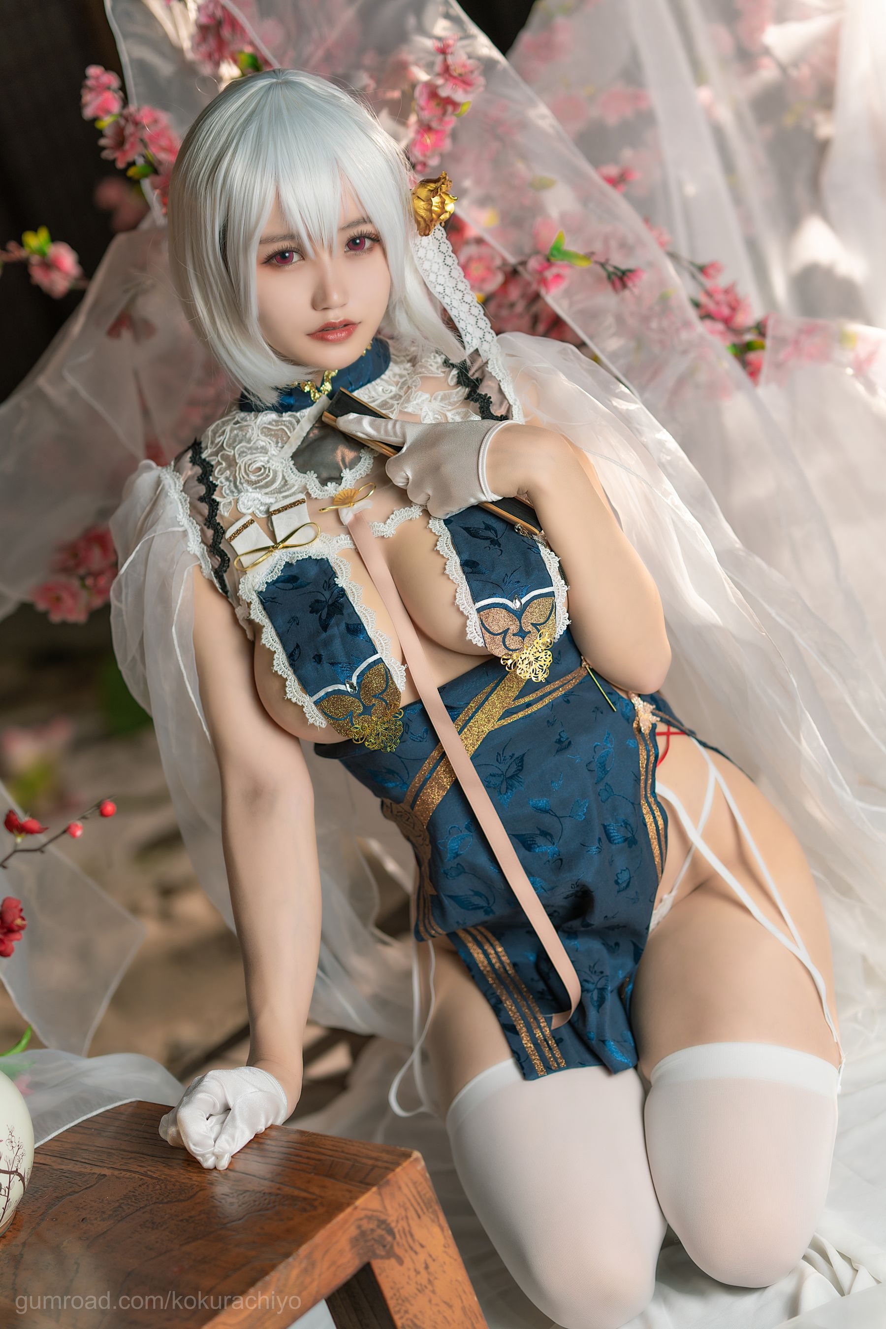 [福利COS] 动漫博主小仓千代w - 天狼星旗袍