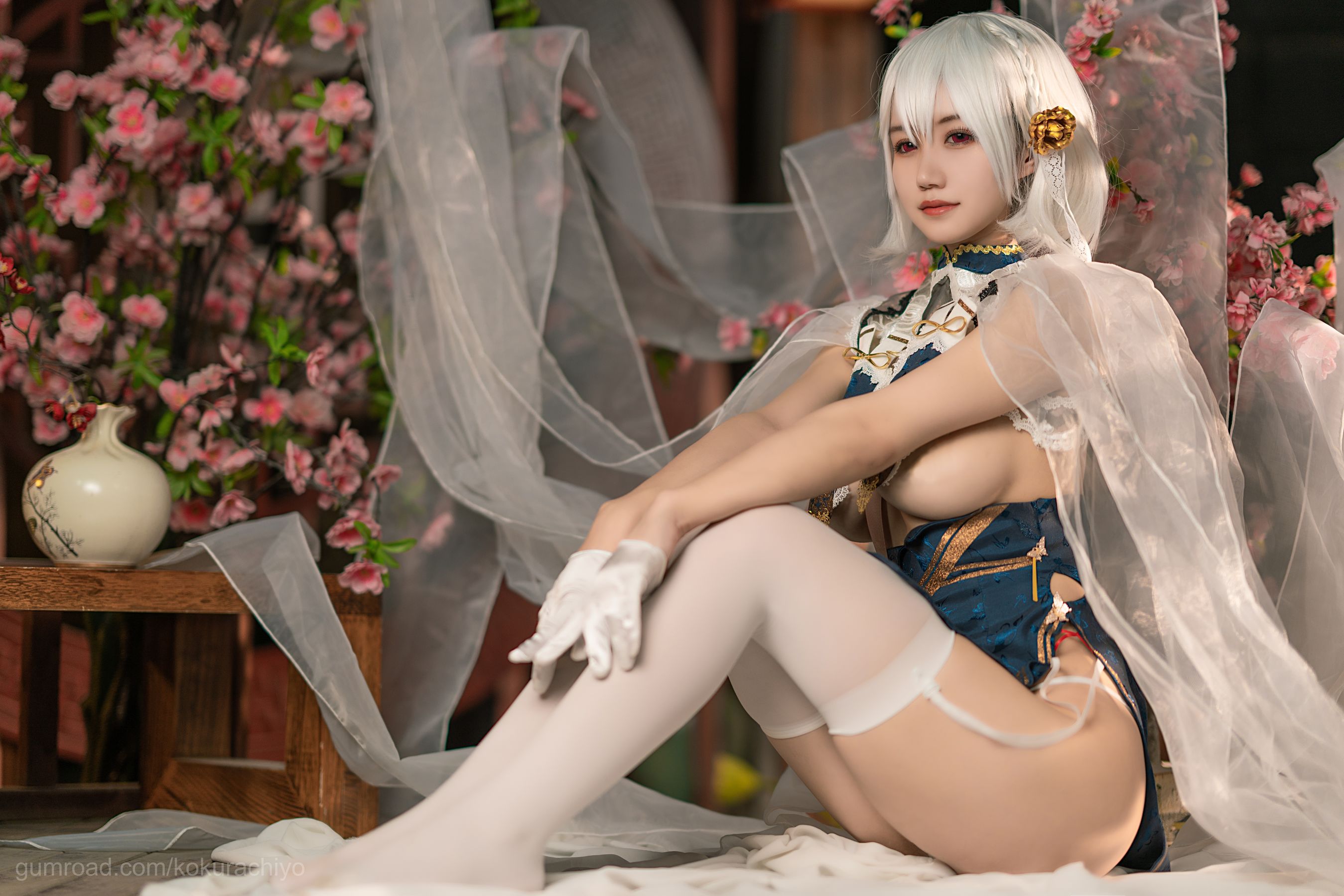 [福利COS] 动漫博主小仓千代w - 天狼星旗袍
