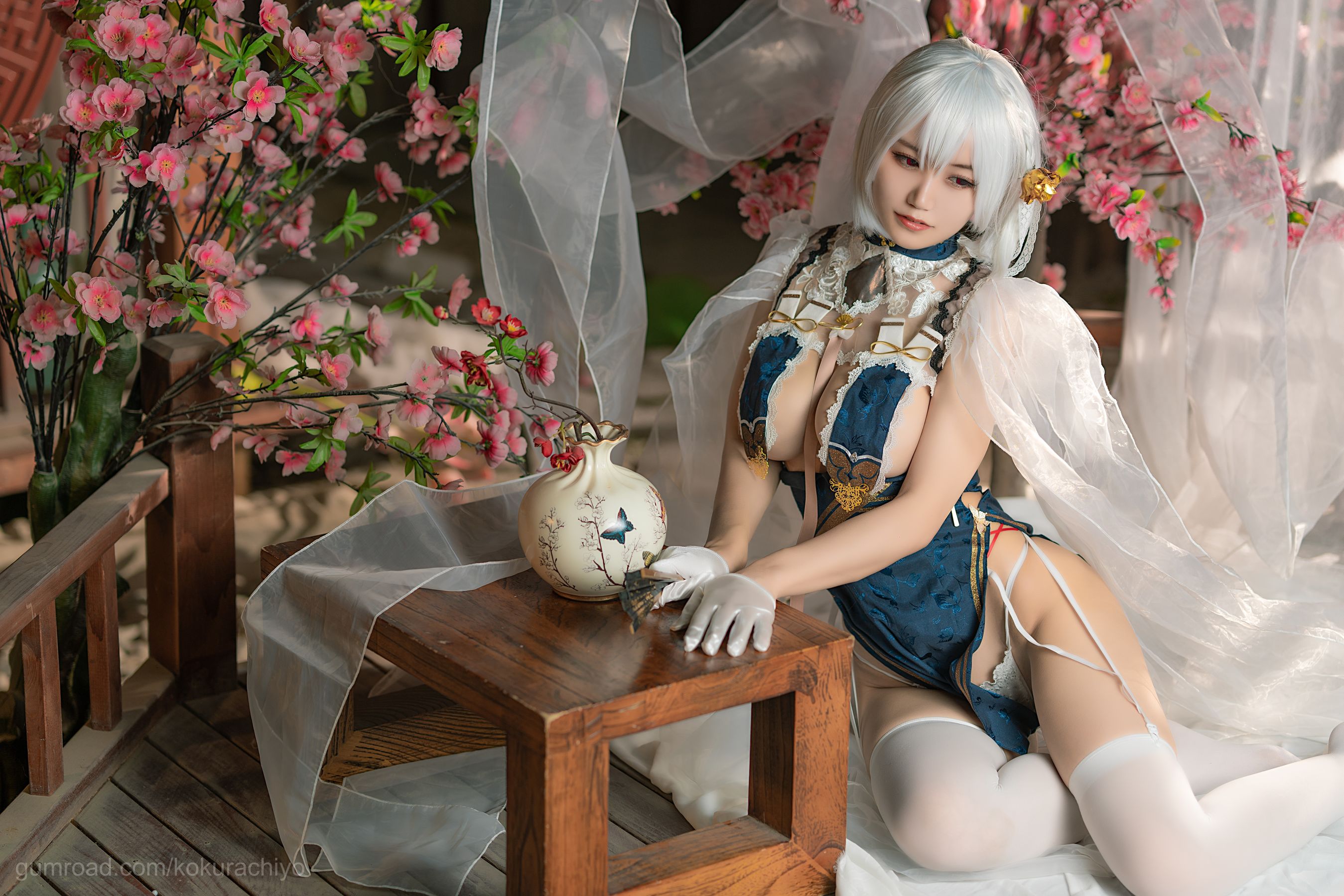 [福利COS] 动漫博主小仓千代w - 天狼星旗袍