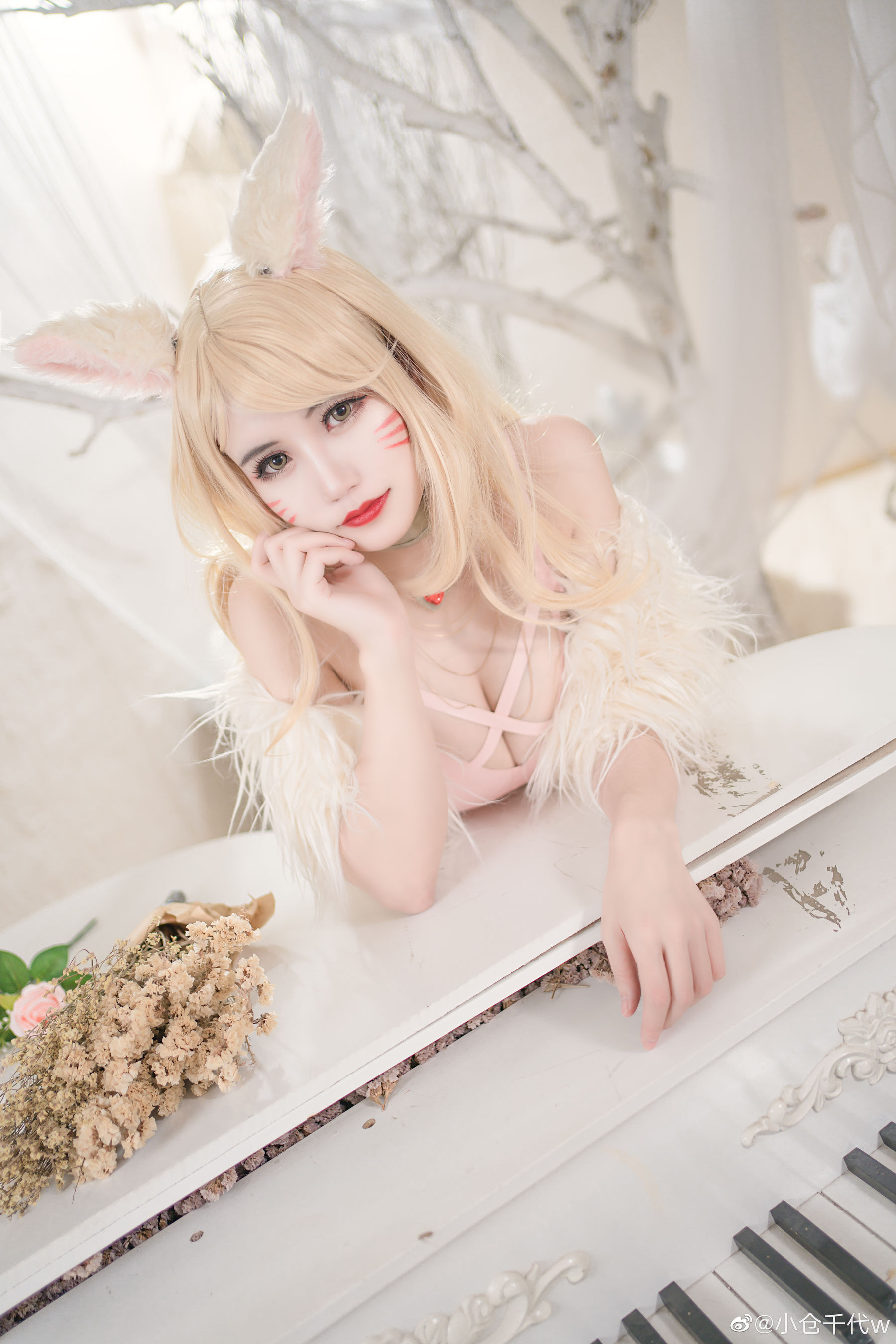 [福利COS] 动漫博主小仓千代w - 粉色阿狸