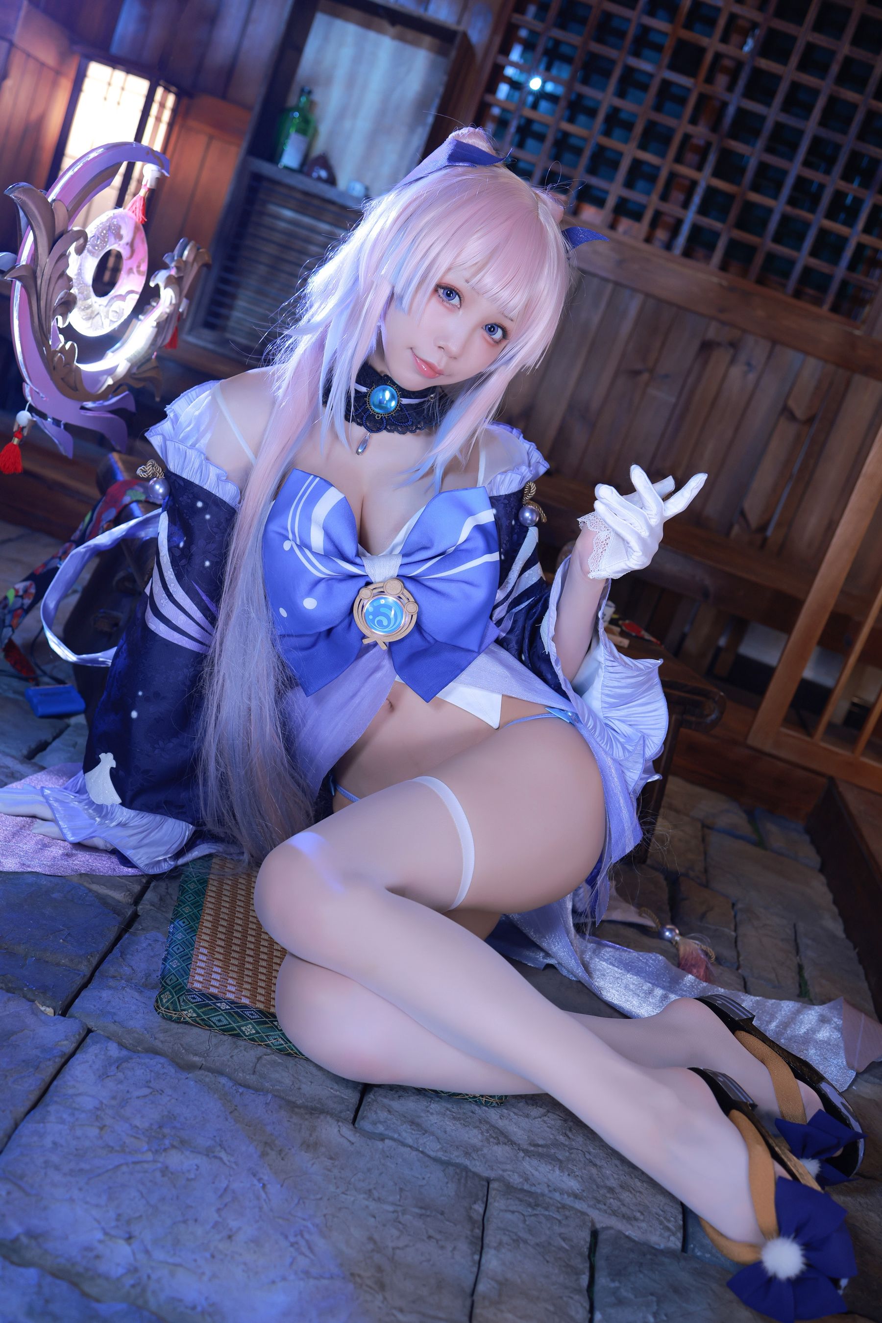 [福利COS] 动漫博主水淼aqua - 珊瑚宫心海