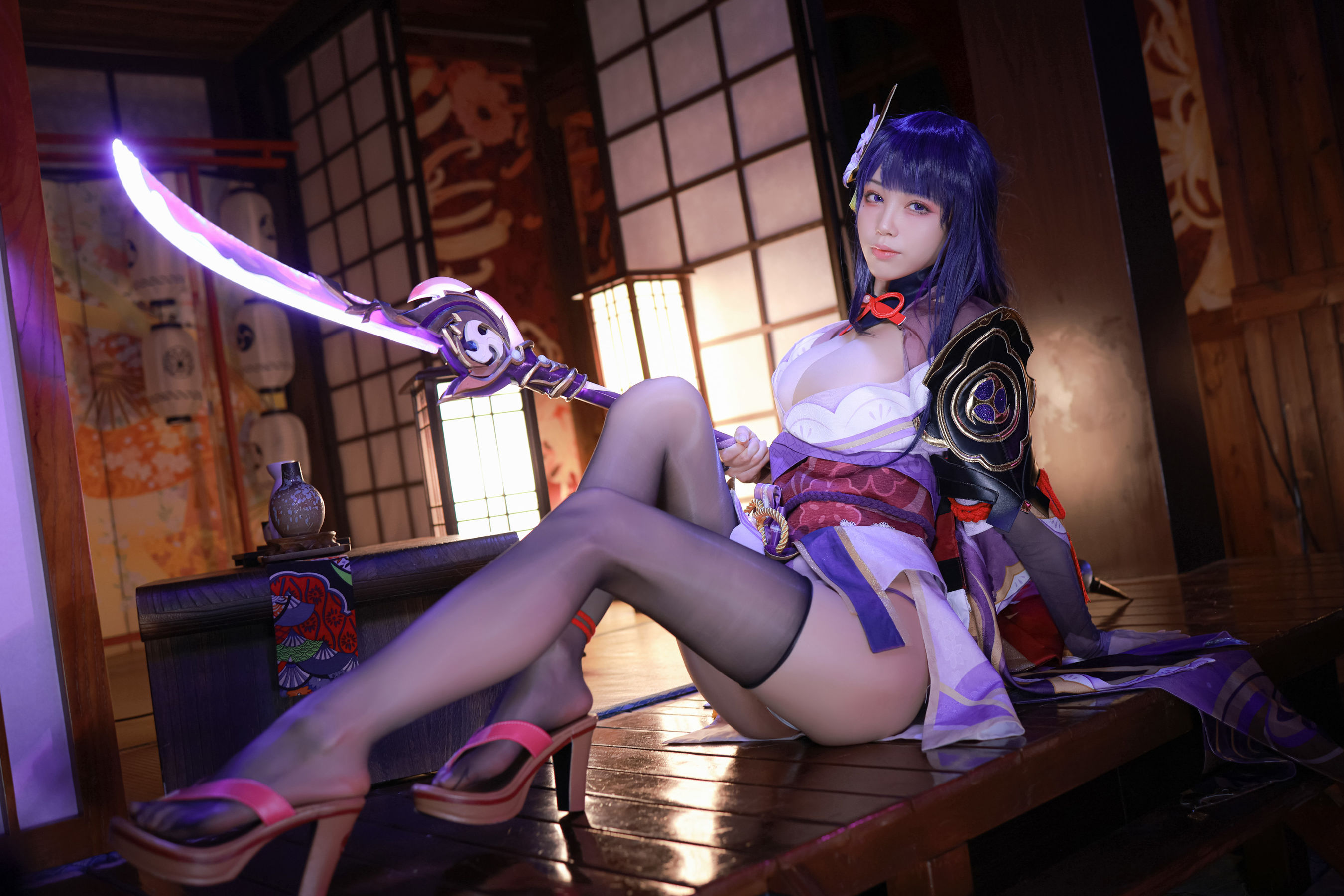 [福利COS] 动漫博主水淼aqua - 雷电将军