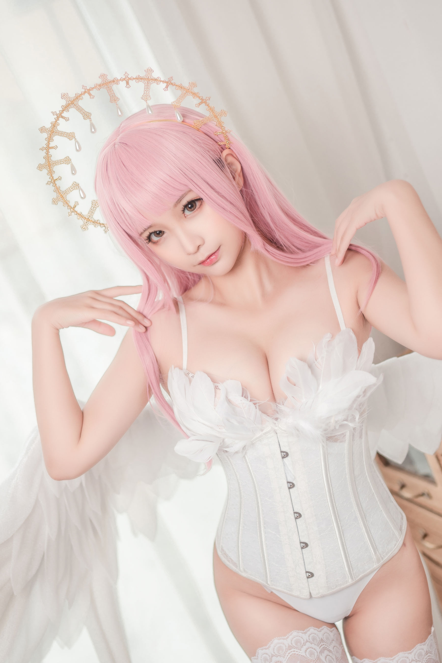 [福利COS] 动漫博主蠢沫沫 - 光天使