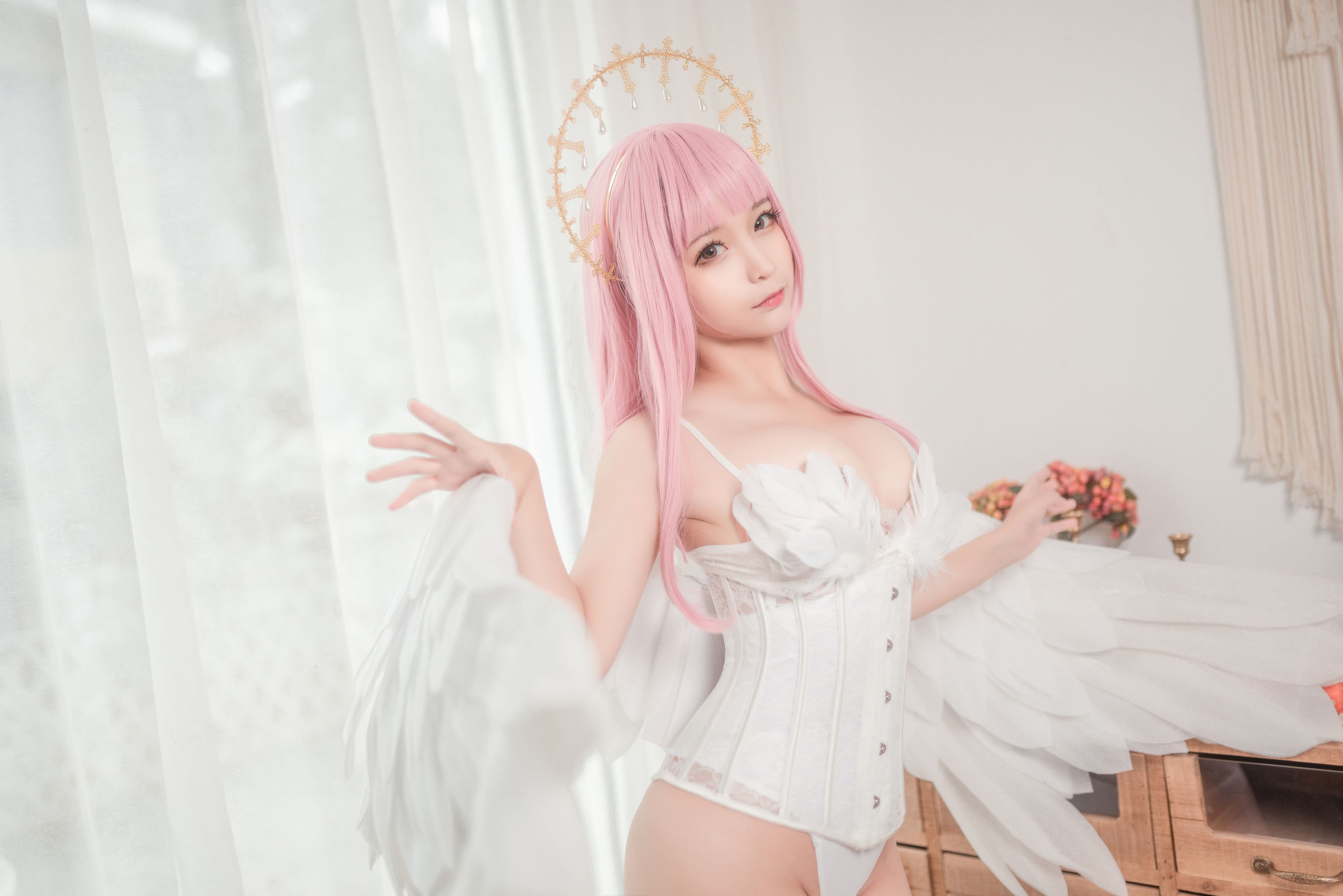 [福利COS] 动漫博主蠢沫沫 - 光天使