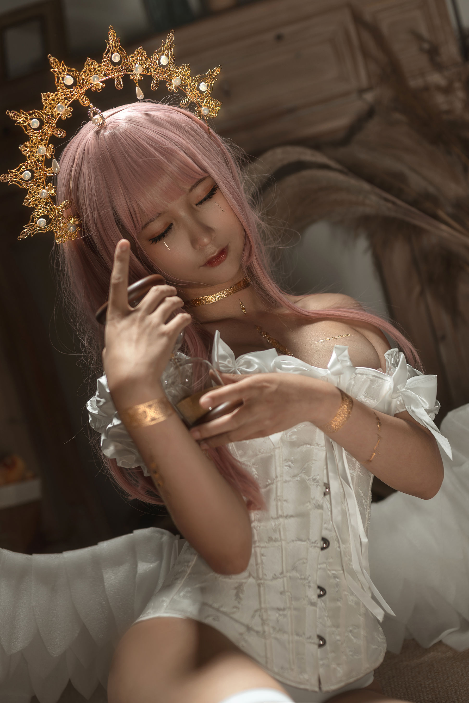 [福利COS] 动漫博主蠢沫沫 - 圣天使