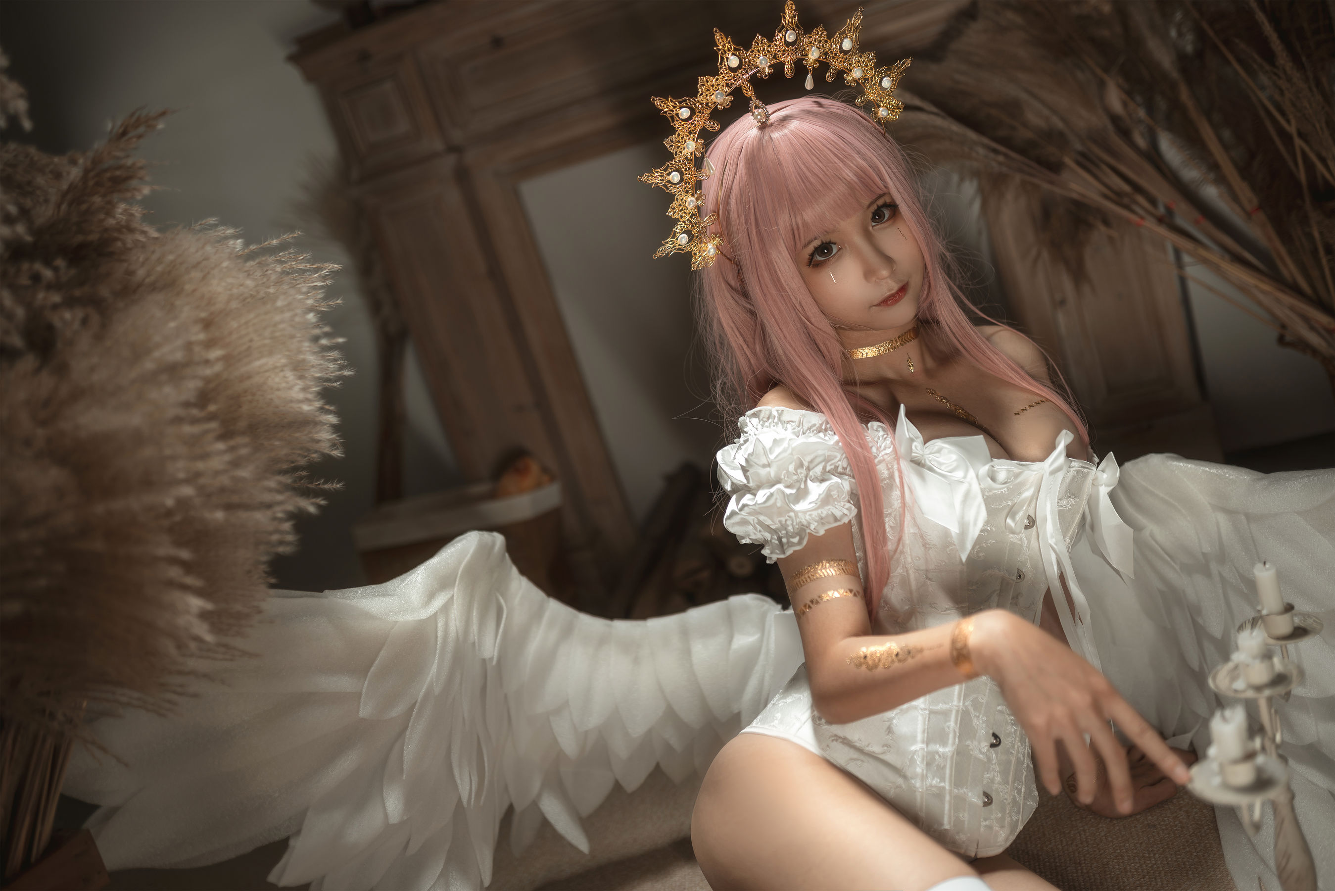 [福利COS] 动漫博主蠢沫沫 - 圣天使