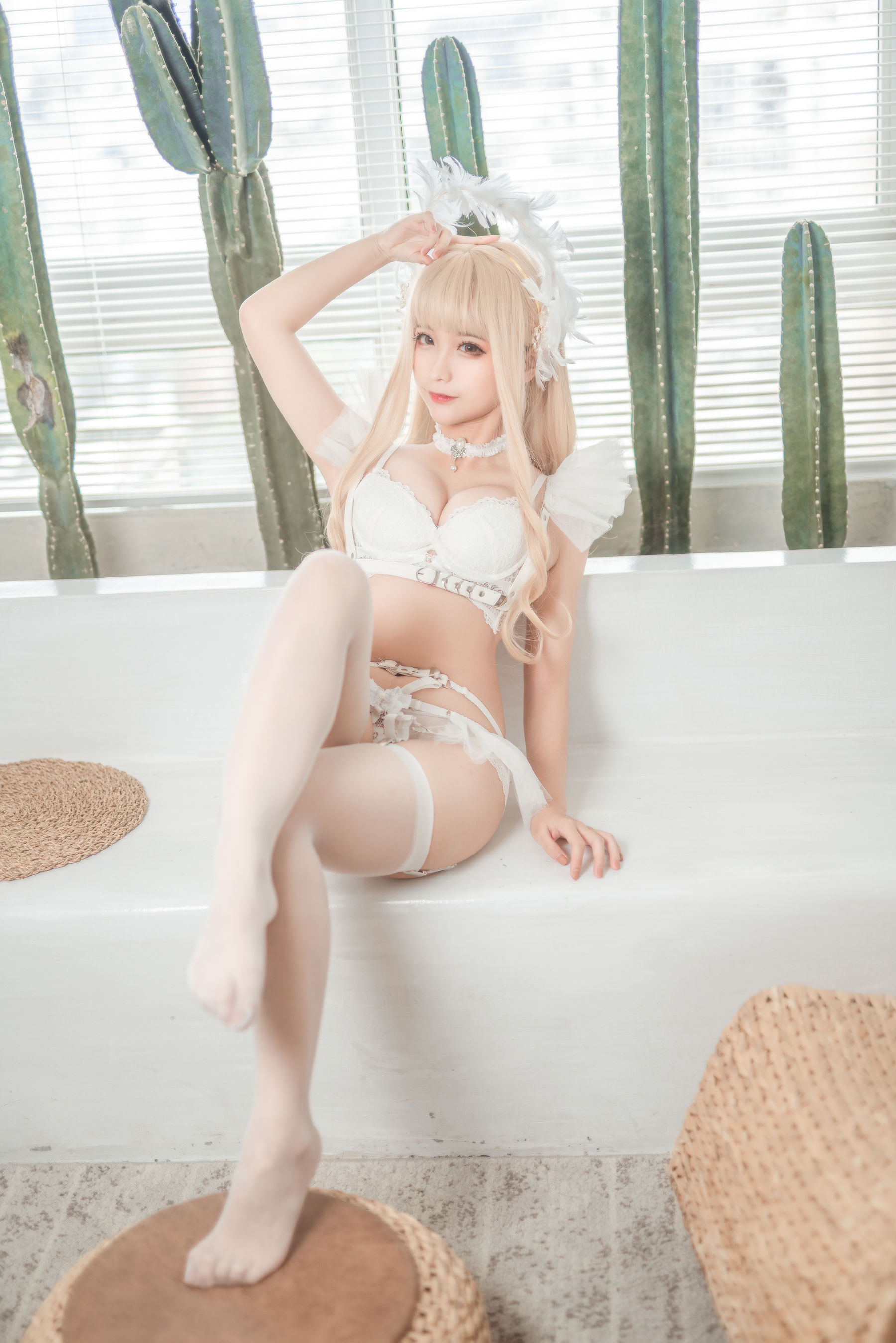 [福利COS] 动漫博主蠢沫沫 - 金天使