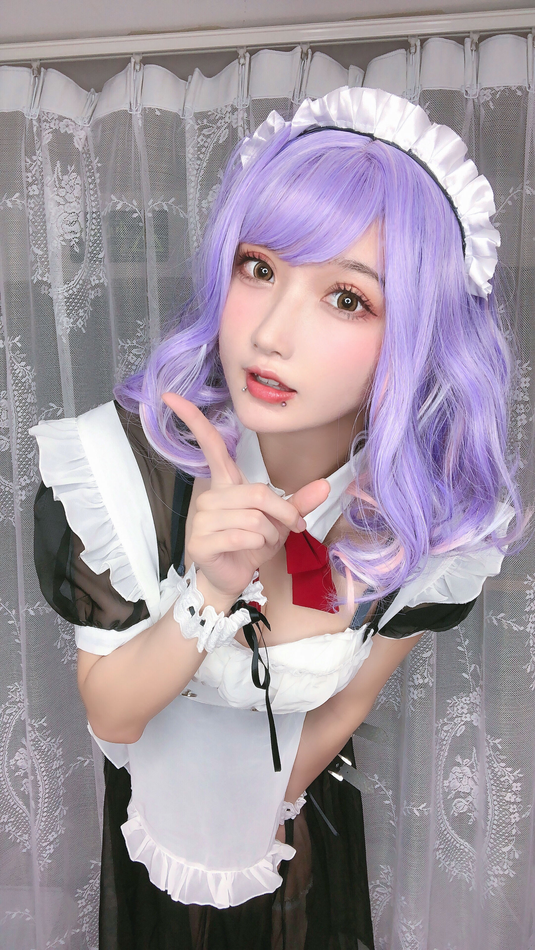 [福利COS] 动漫博主阿包也是兔娘 - 女仆