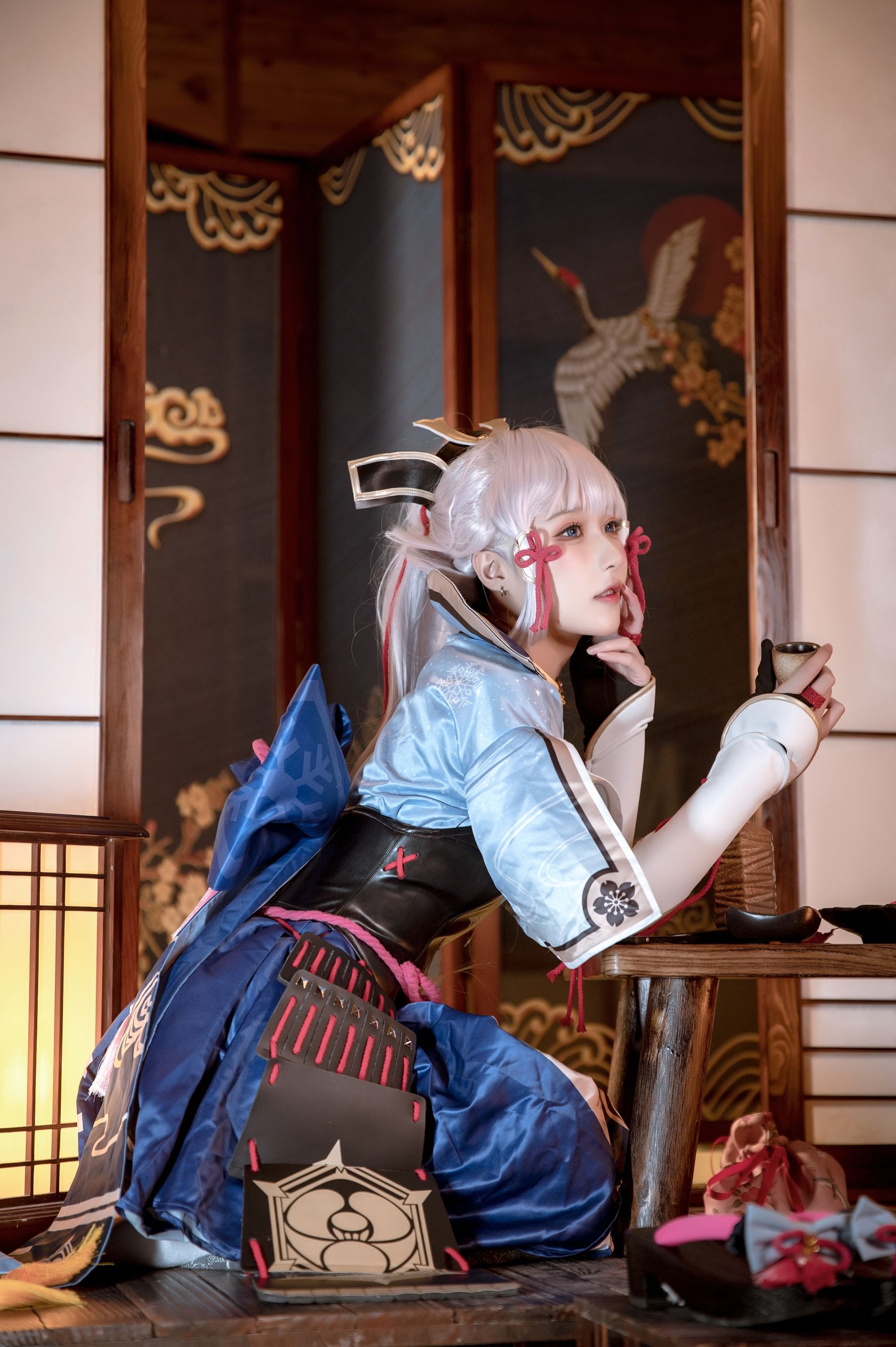 [福利COS] 动漫博主阿包也是兔娘 - 神里凌华