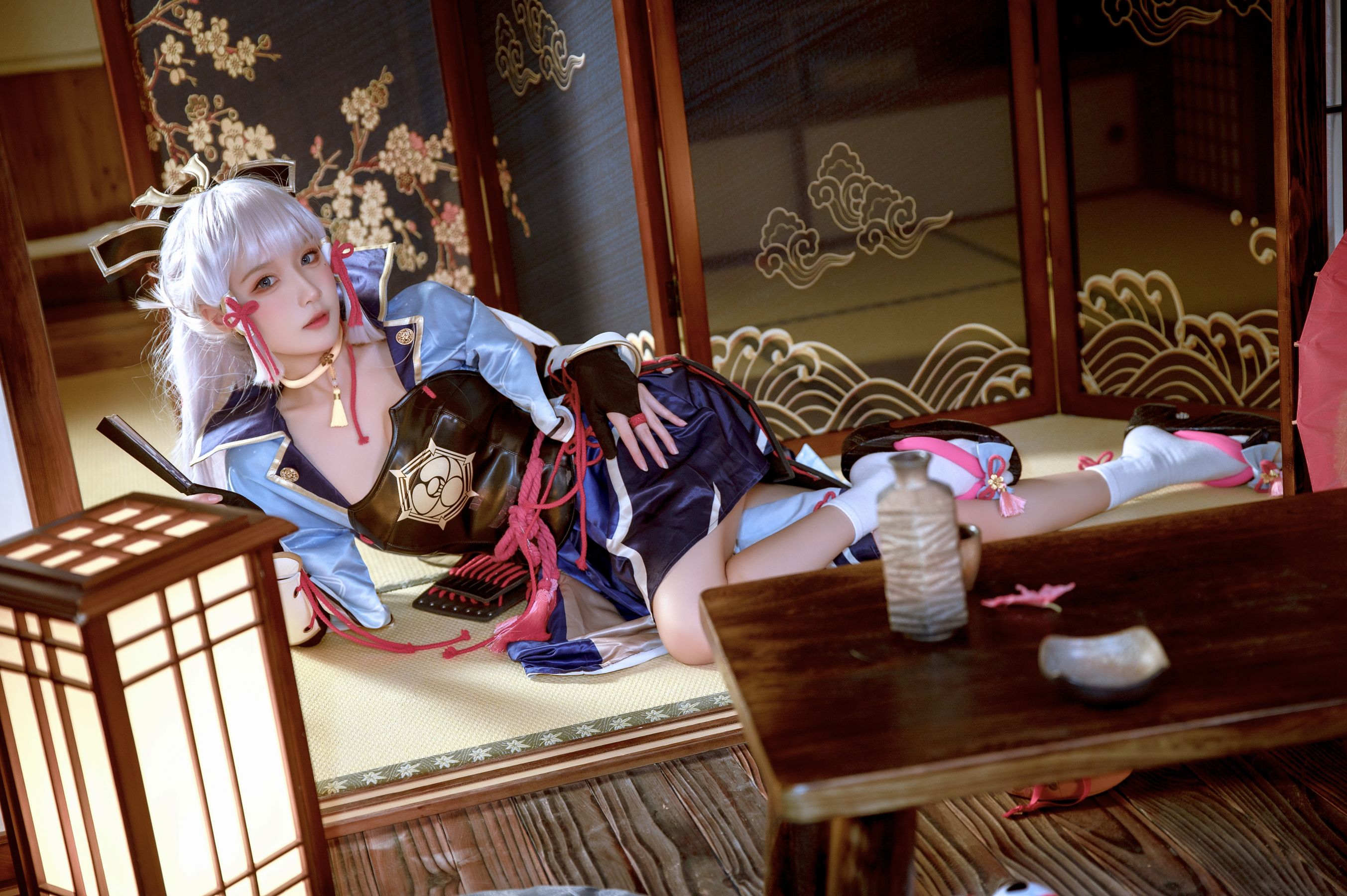 [福利COS] 动漫博主阿包也是兔娘 - 神里凌华