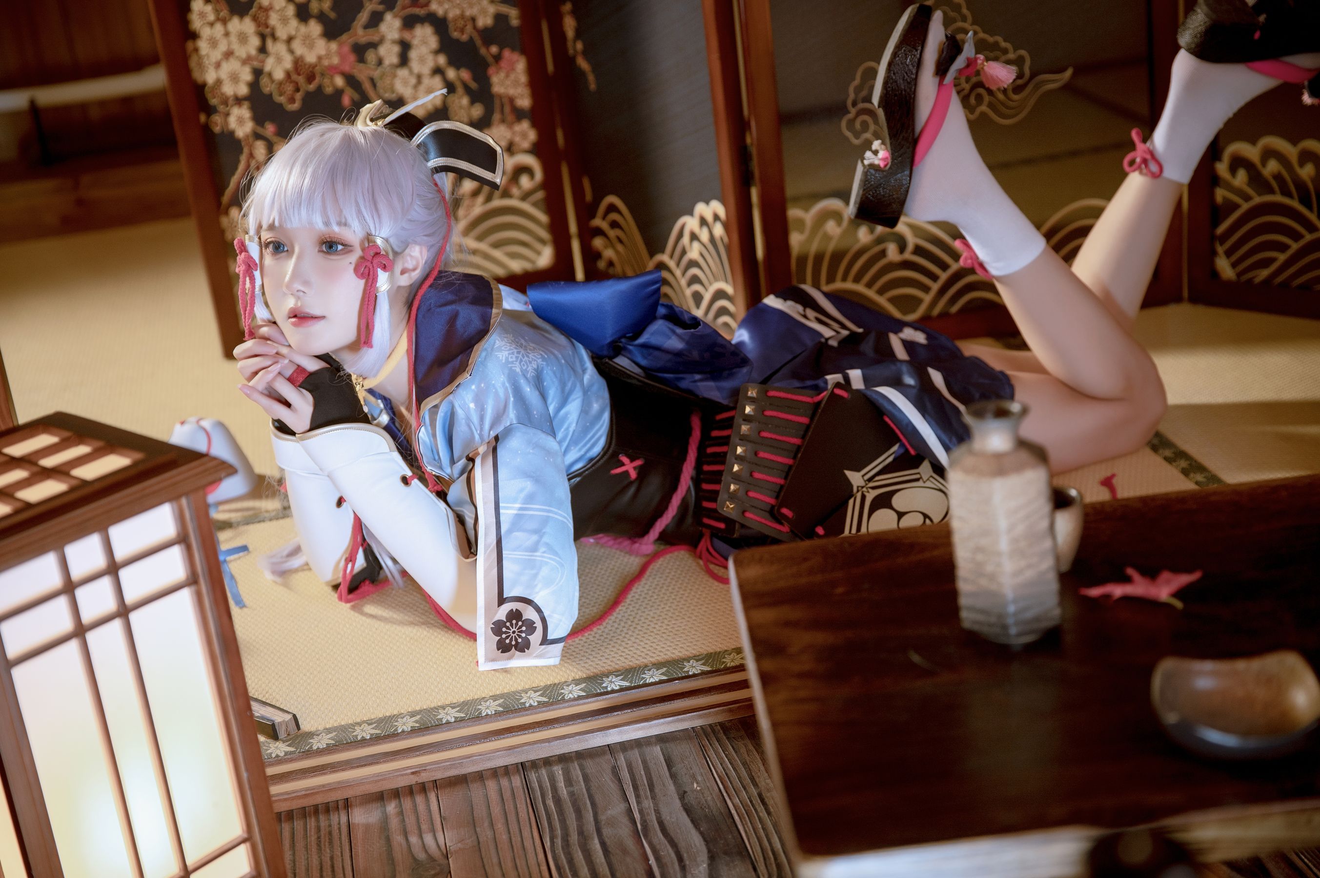 [福利COS] 动漫博主阿包也是兔娘 - 神里凌华