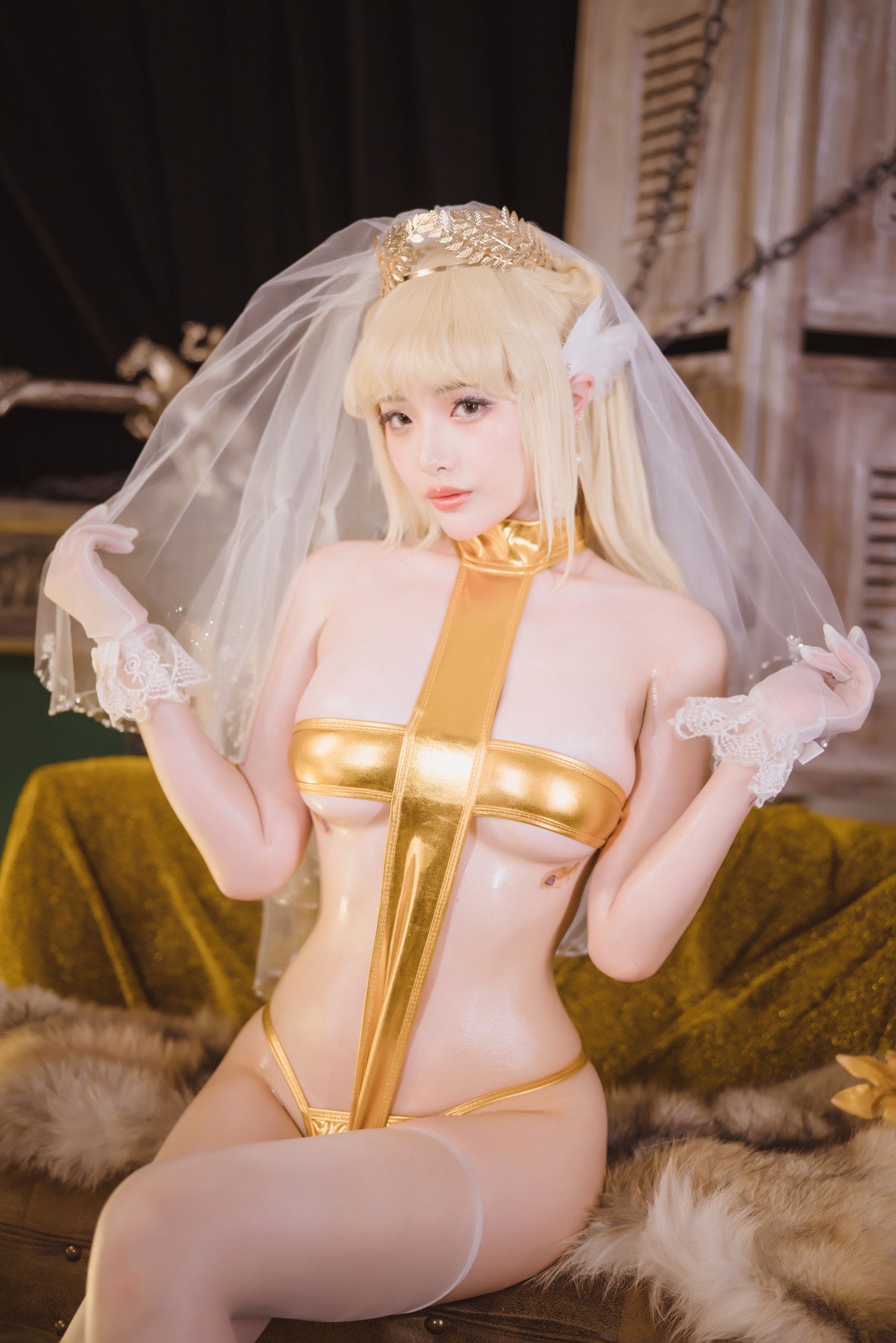 [福利COS] 动漫博主雯妹 - 发光精灵