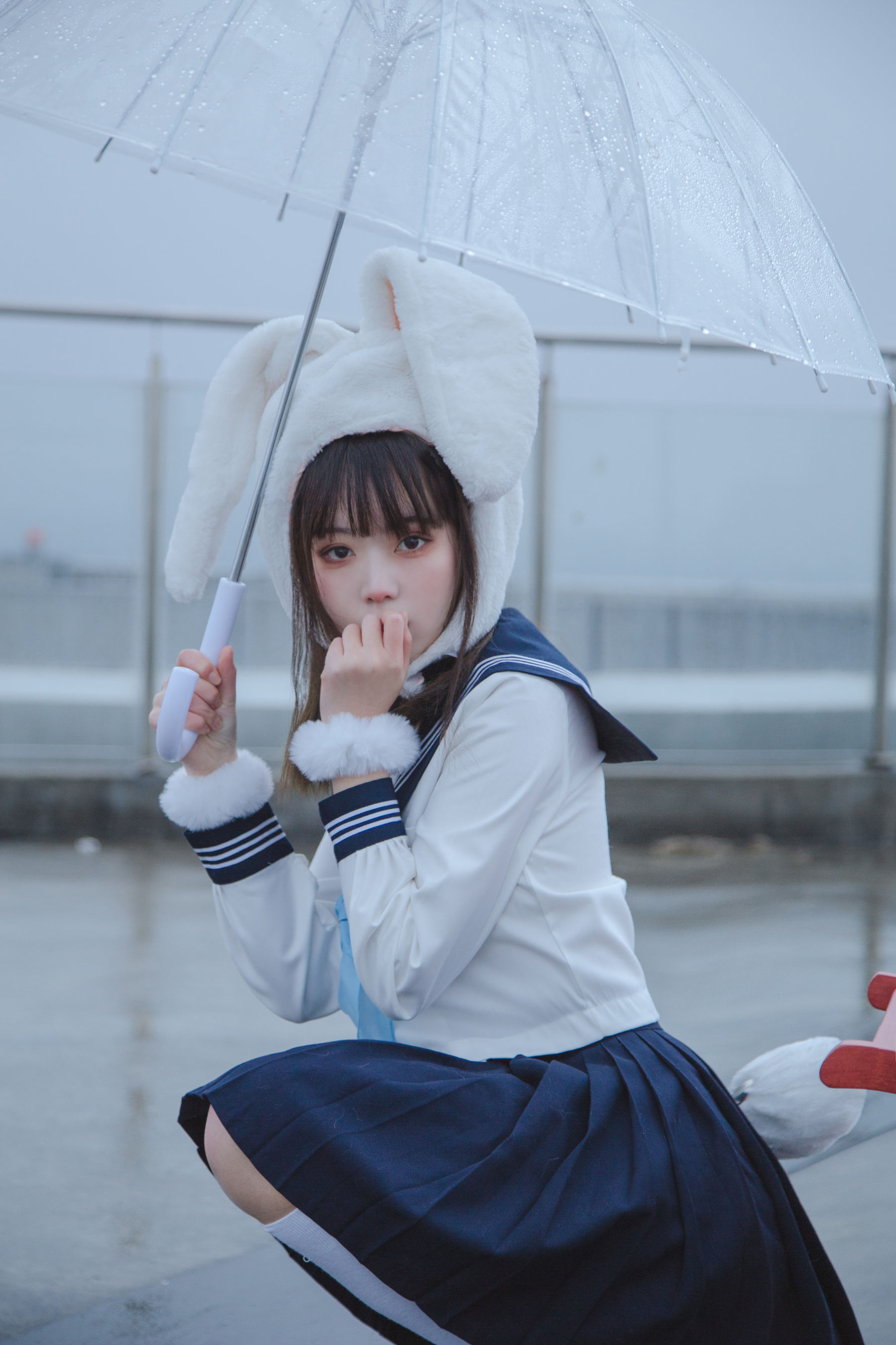 [福利COS] 可爱妹子Fushii_海堂 - 兔兔头