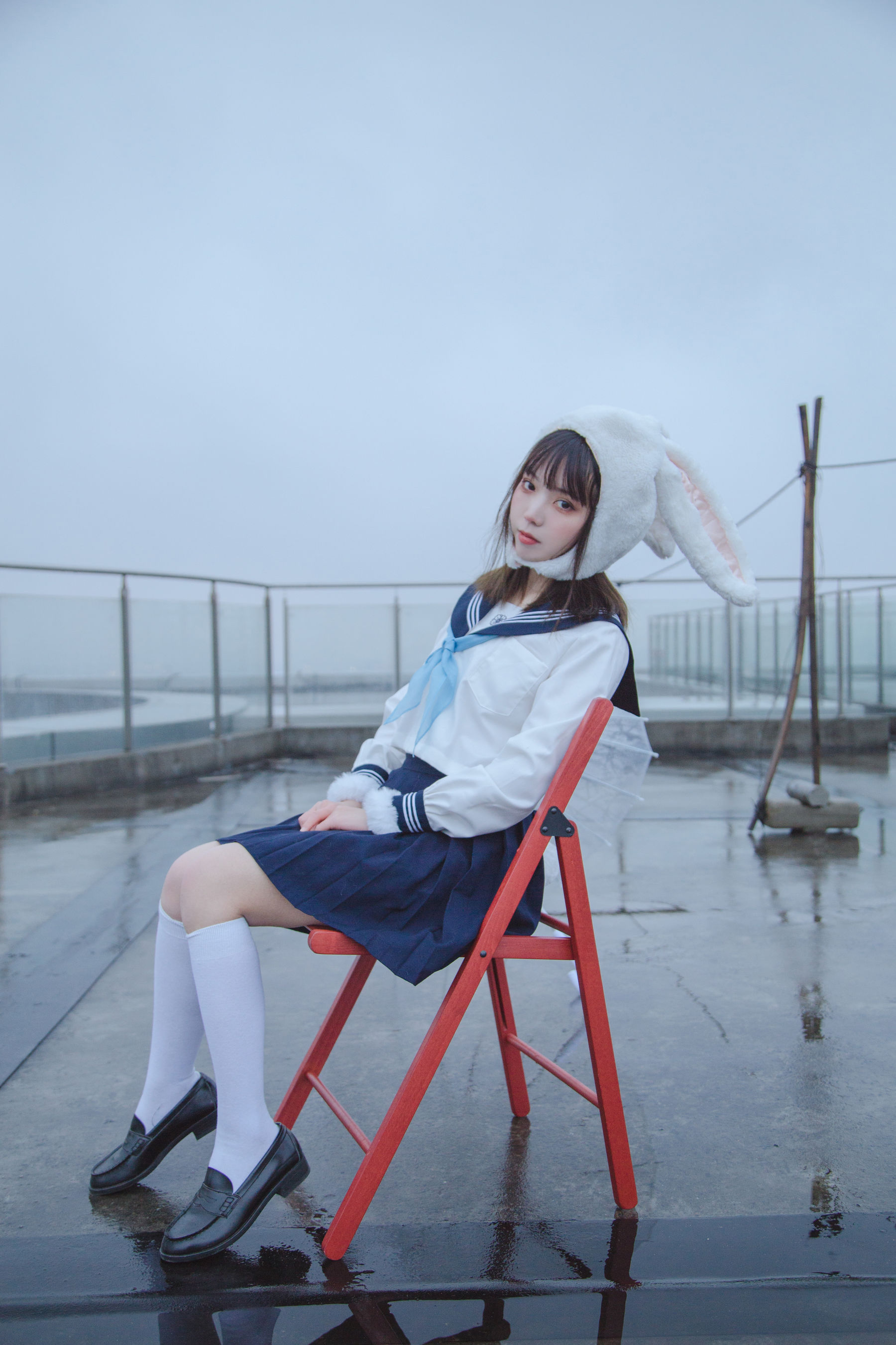 [福利COS] 可爱妹子Fushii_海堂 - 兔兔头