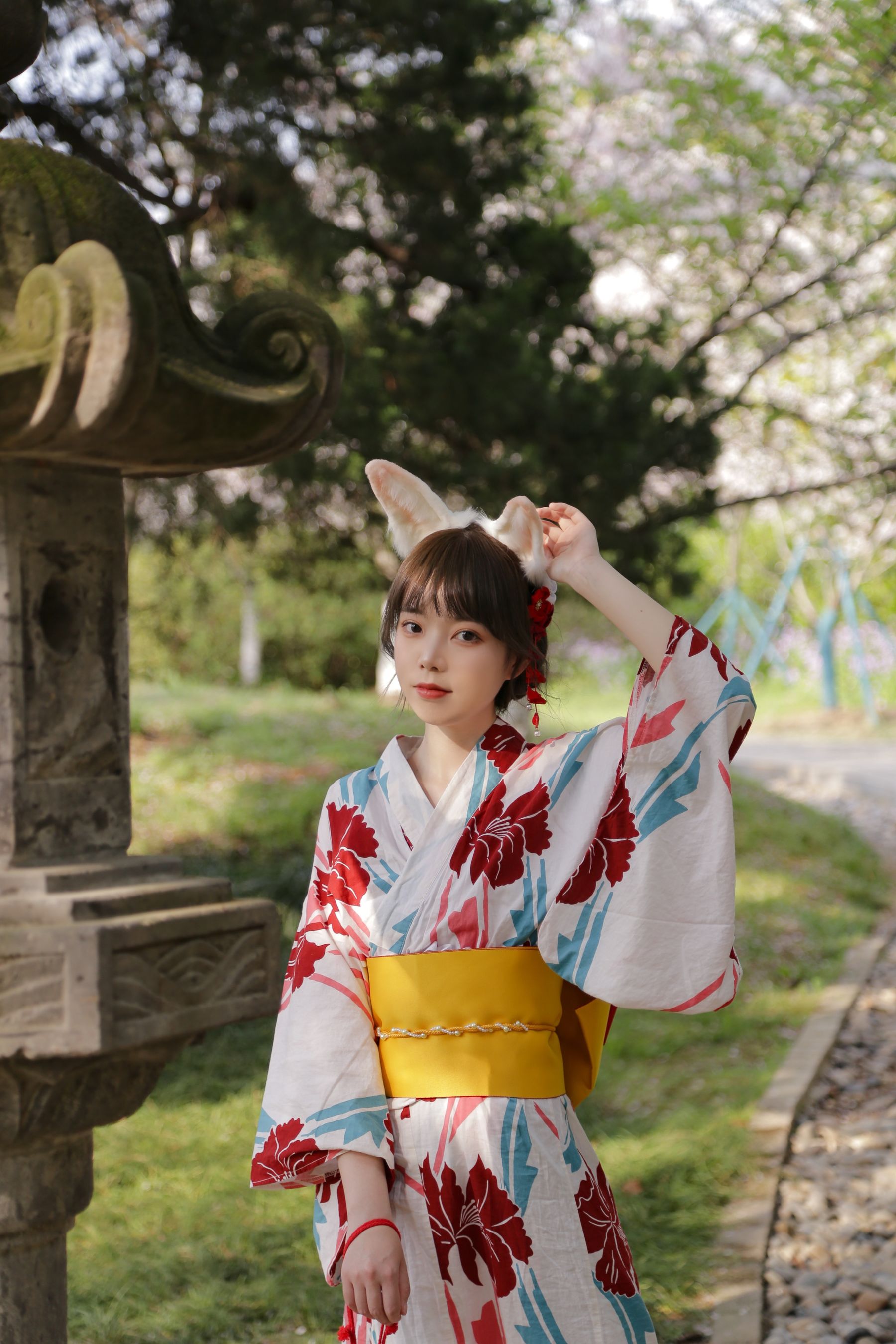 [福利COS] 可爱妹子Fushii_海堂 - 樱花兔兔